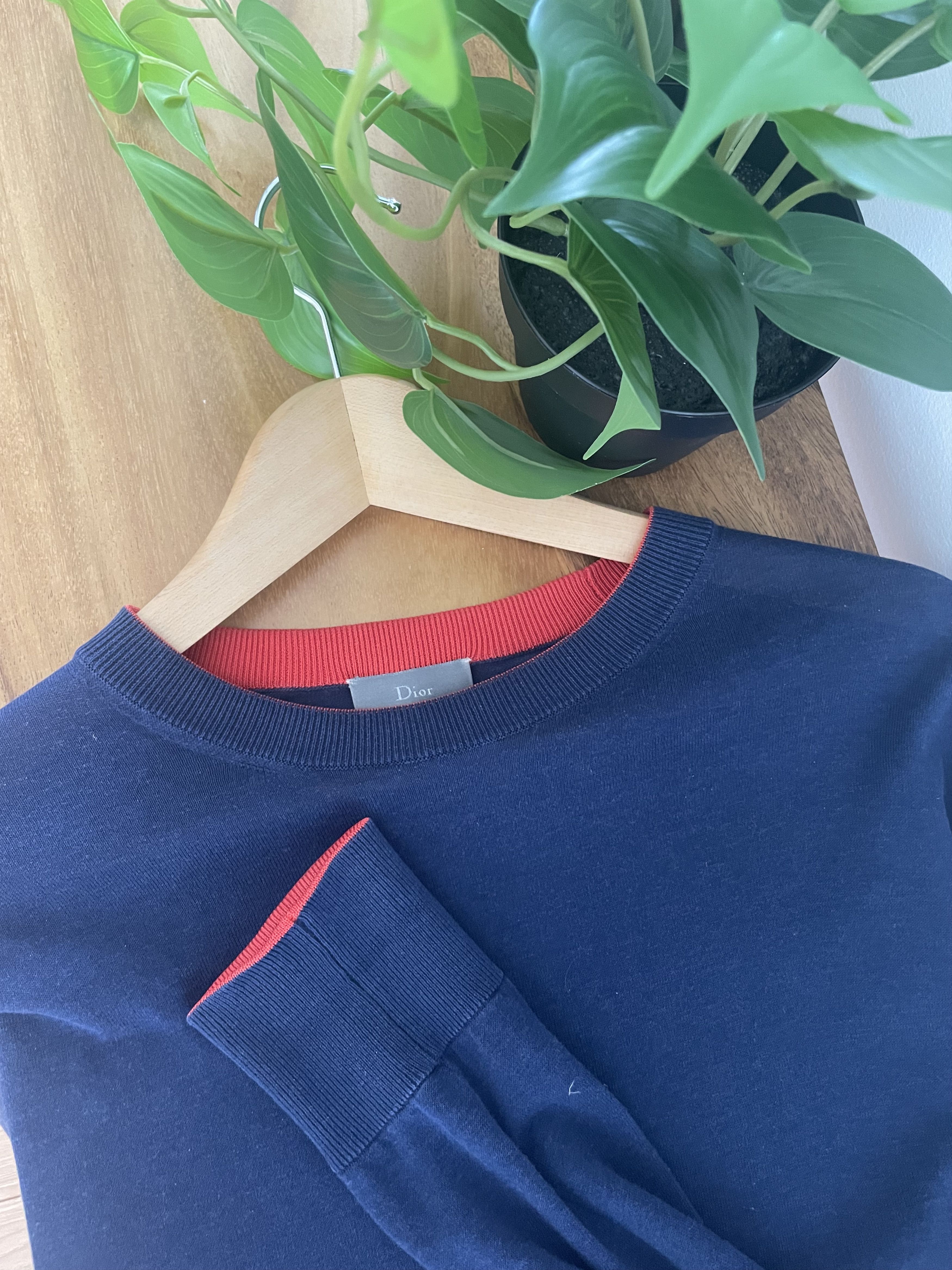 Dior Dior Silk sweater Navy size Small Size US S / EU 44-46 / 1 - 5 Thumbnail