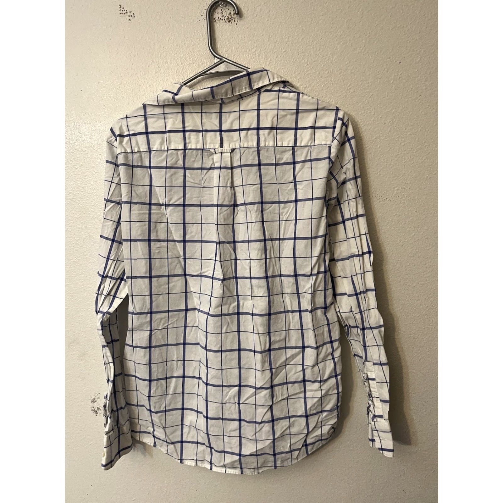 Banana Republic Banana Republic Dillon Button Up Shirt White Blue Womens Medium Size M / US 6-8 / IT 42-44 - 2 Thumbnail