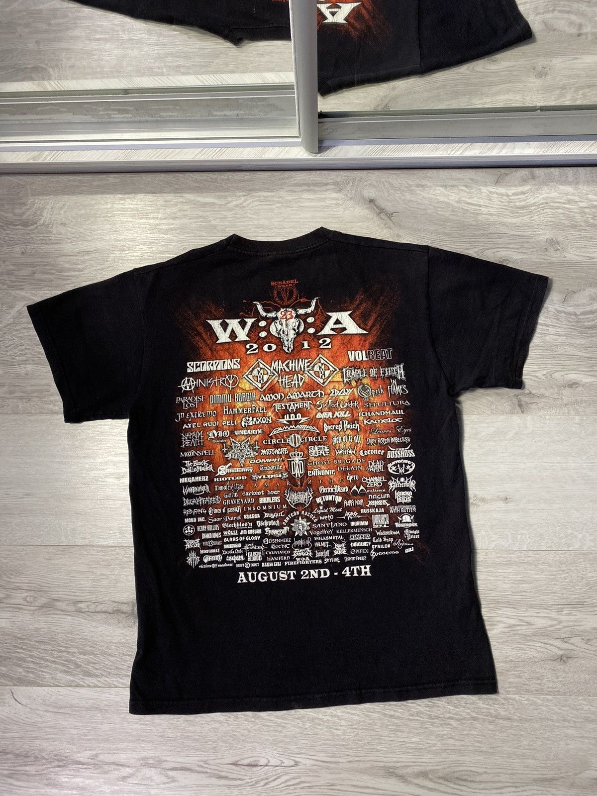 Band Tees Wacken 2012 Festival Metal Tee Rock Bands Size US M / EU 48-50 / 2 - 1 Thumbnail