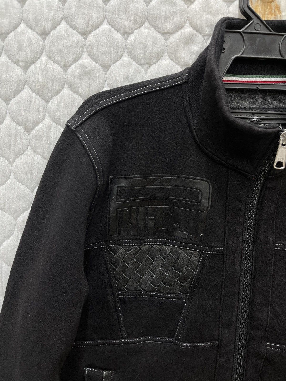 Japanese Brand 🔥🔥🔥STEALS PAGELO ITALY LEATHER TRIM JACKET Size US L / EU 52-54 / 3 - 5 Thumbnail