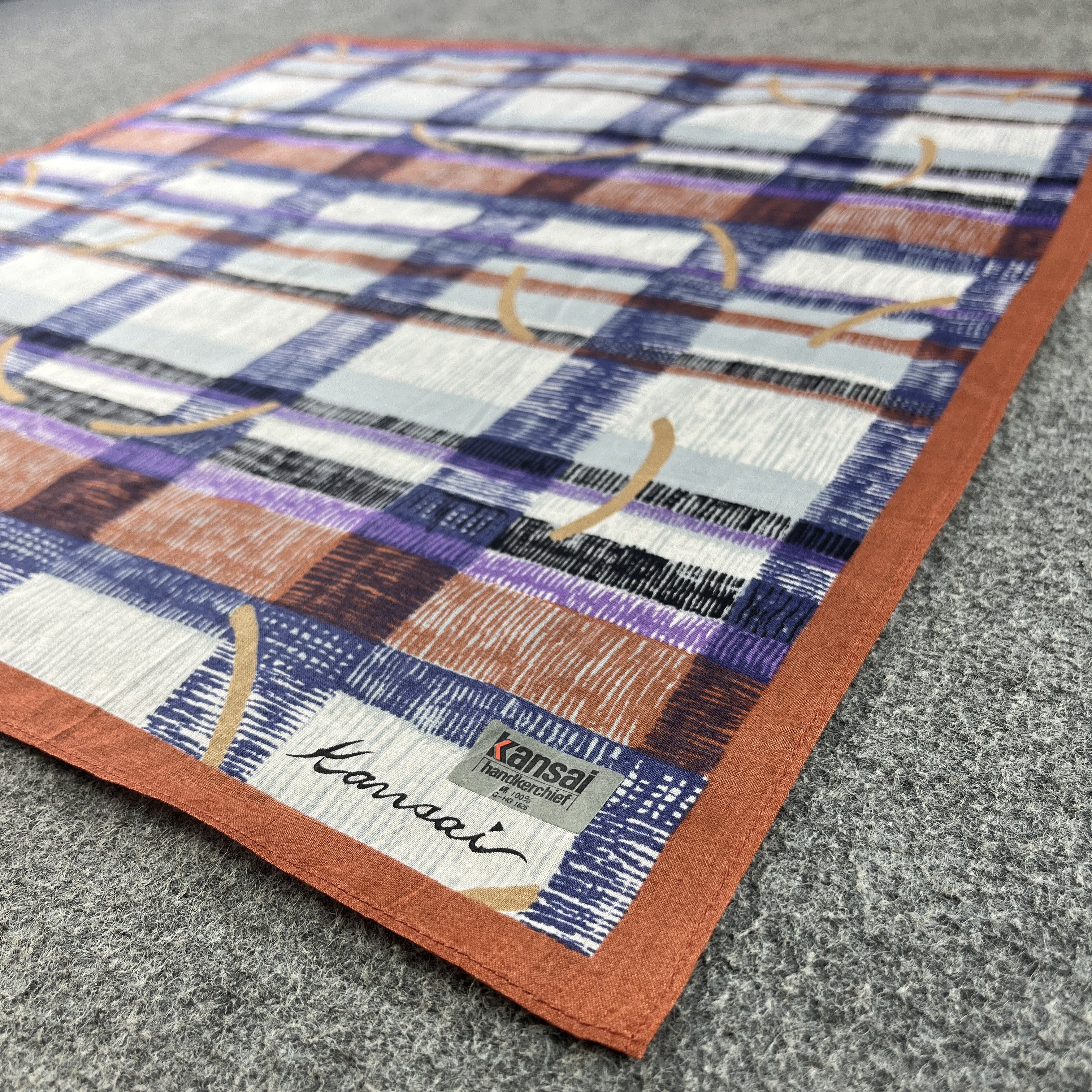 Japanese Brand Kansai Yamamoto Handkerchief / Bandana / Neckerchief B090 Size ONE SIZE - 5 Thumbnail