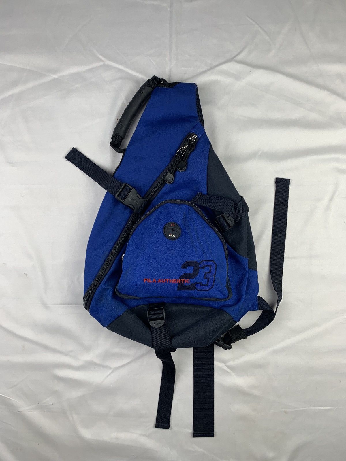 Fila 2004 Fila Italy Multipocketed Outdoor Utility Side Backpack Size ONE SIZE - 1 Thumbnail