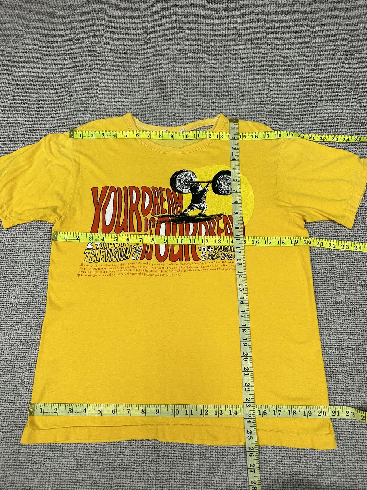 Japanese Brand Vintage 24 Hour Television Thrashed 60s Tshirt A965 Size US M / EU 48-50 / 2 - 5 Thumbnail