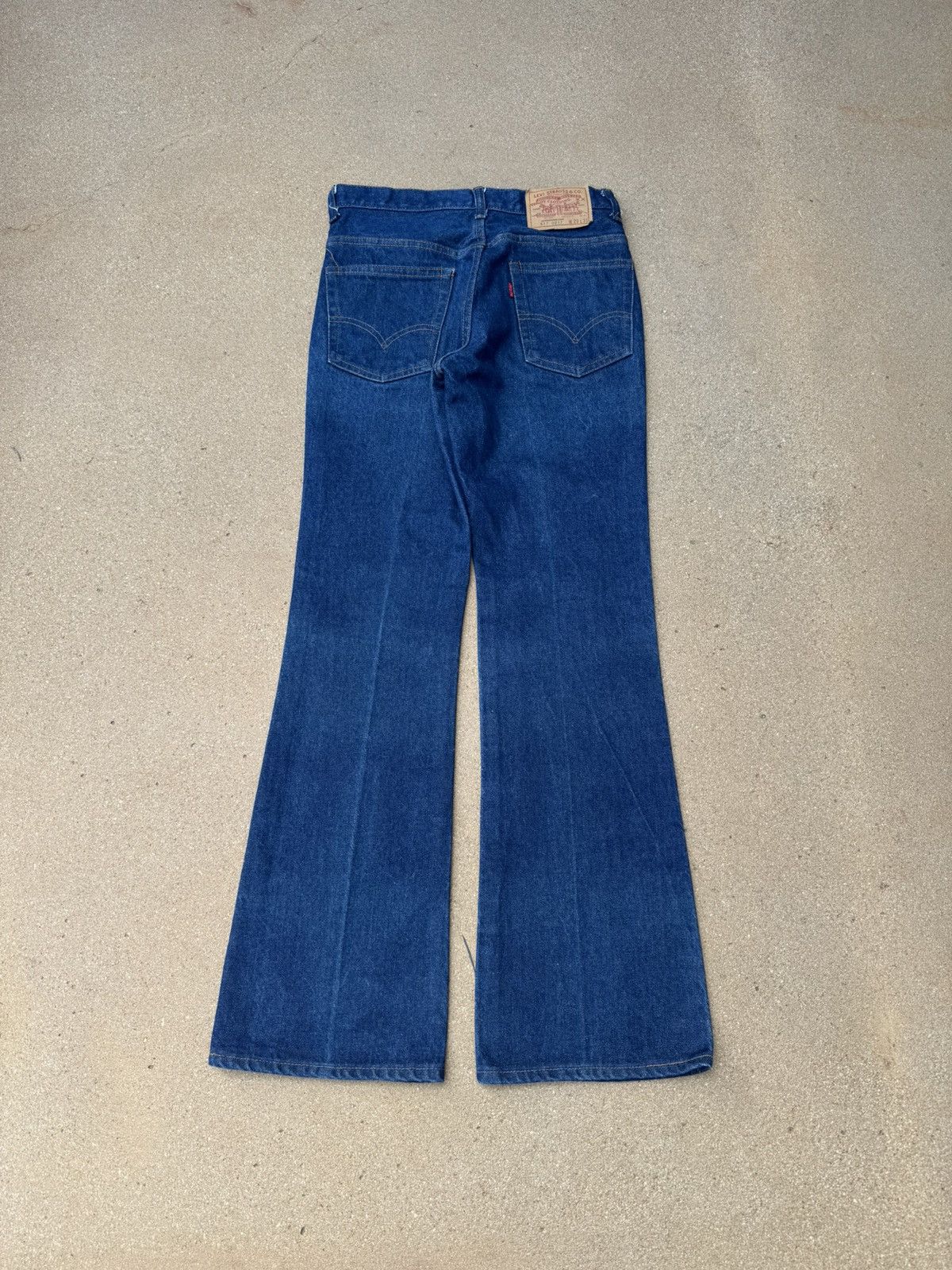 Levi's Vintage 70’s Levi’s 517xx Red Tab Bootcut Flare Jeans 29x31 Size US 29 - 2 Thumbnail