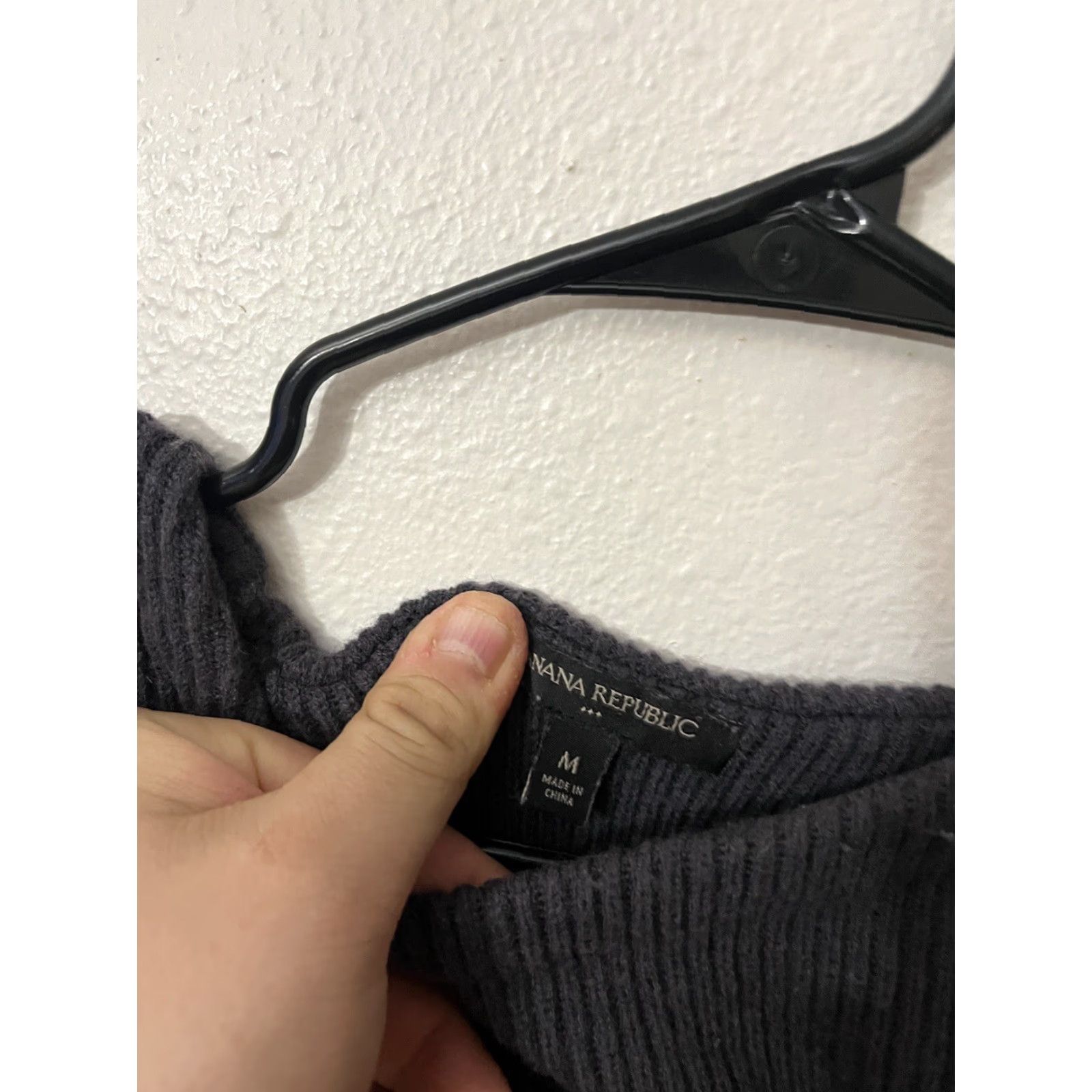 Banana Republic Banana Republic Womens Crisscross Tie Back Sweater Long Sleeve Knit Gray Medium Size M / US 6-8 / IT 42-44 - 2 Thumbnail