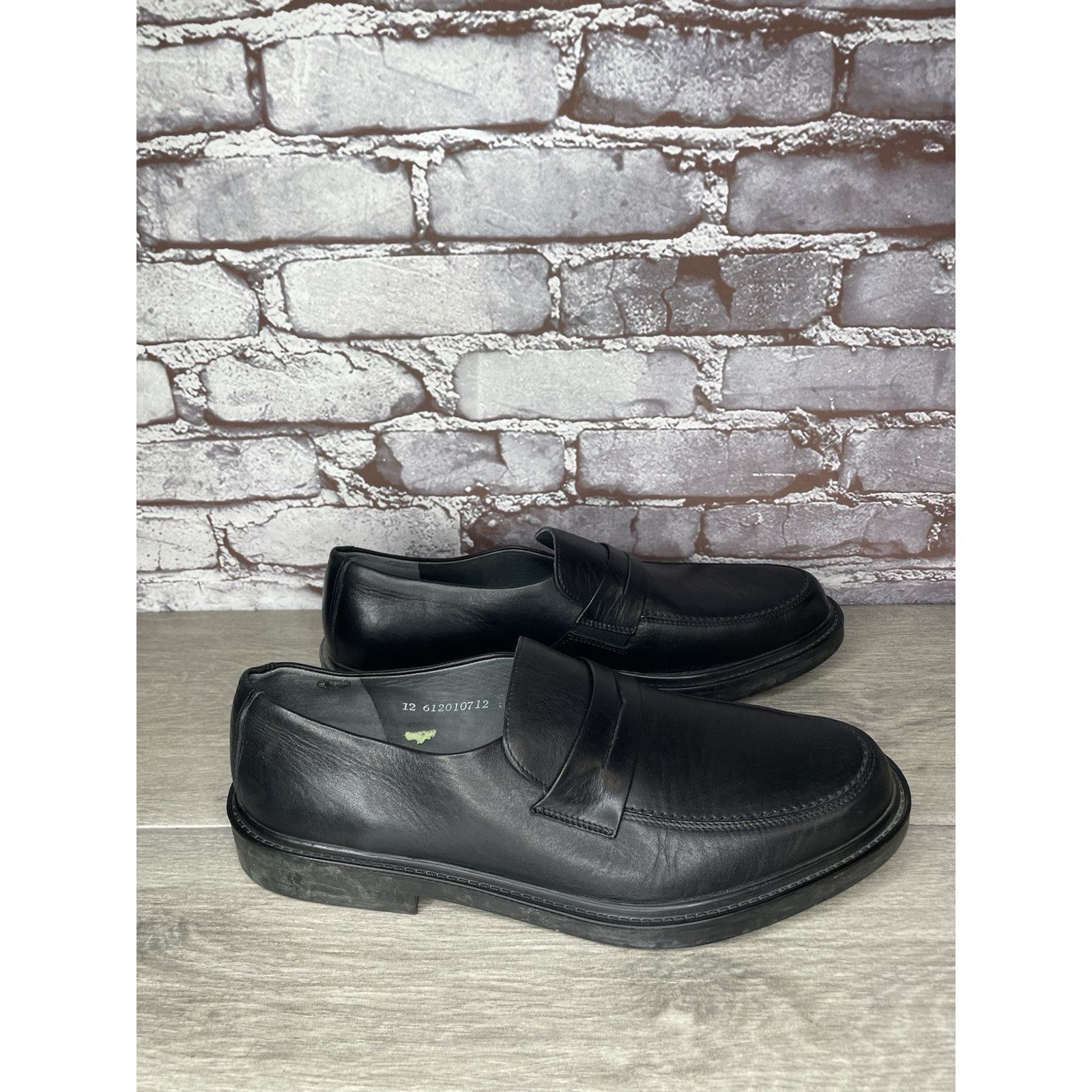 Mephisto Mephisto Black Leather Penny Loafers Slip on Comfort Shoes M Size US 11.5 / EU 44-45 - 17 Thumbnail