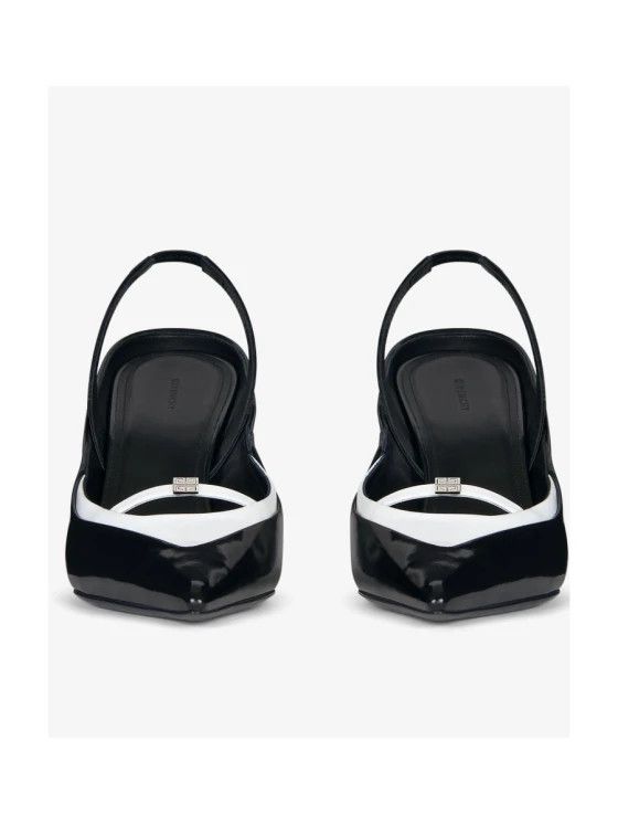 Givenchy o1w1db10325 Raven Slingback Pump 80mm in Black Size US 5.5 / IT 35.5 - 4 Thumbnail