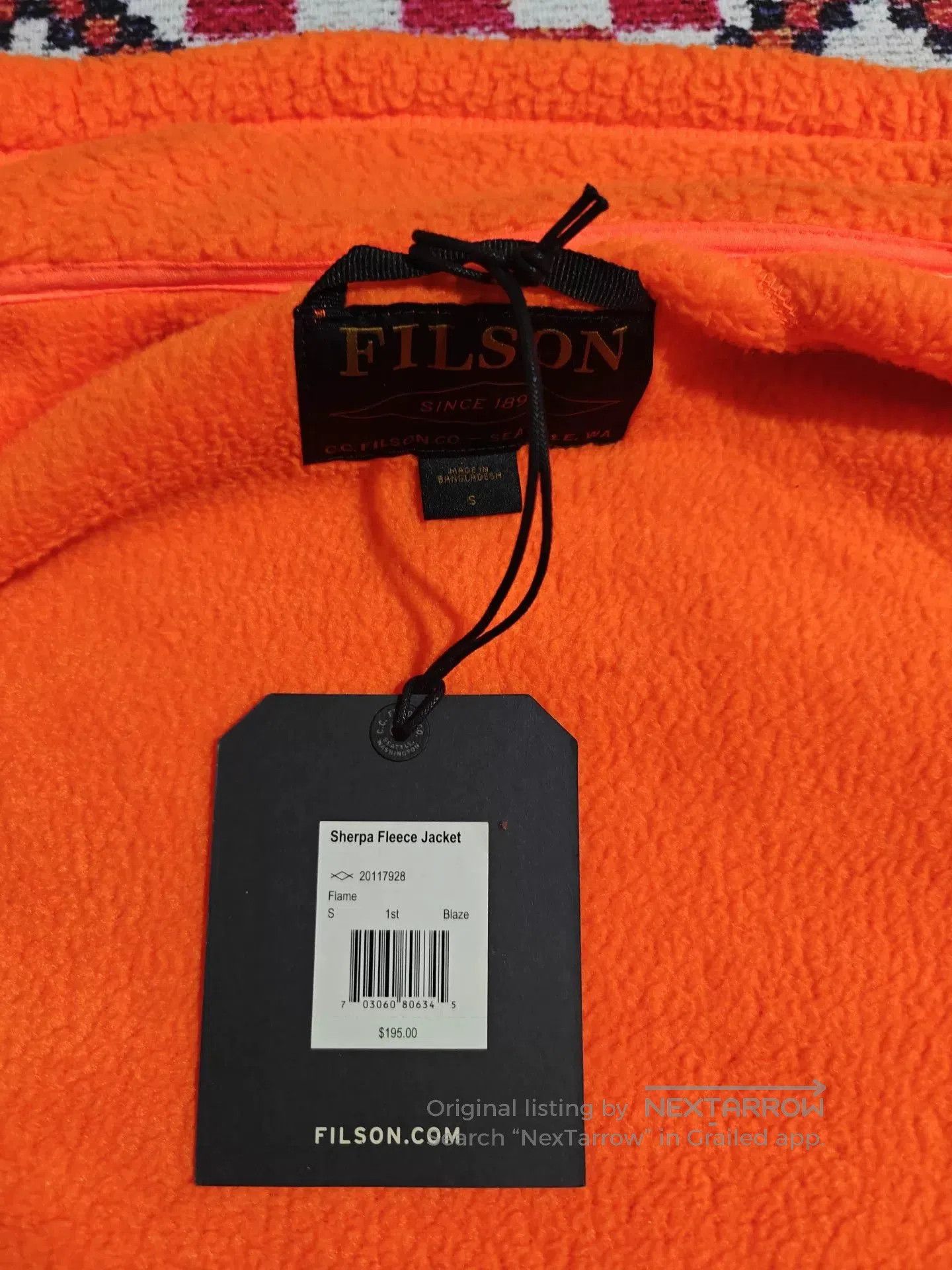 Filson Filson Polartec Thermal Pro300 Fleece Jacket. Size US S / EU 44-46 / 1 - 6 Thumbnail