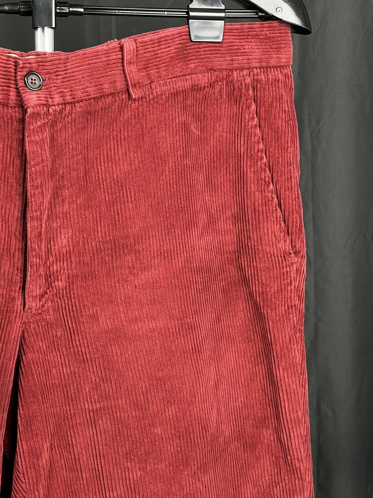 Burberry Vintage Burberry velvet corduroy red pants old money Size US 36 / EU 52 - 3 Thumbnail