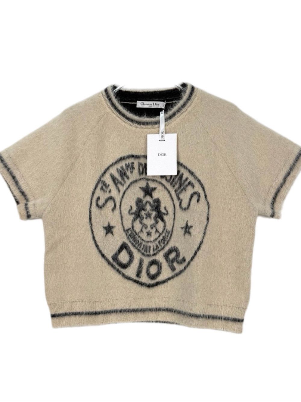 Dior Dior St. Anne Logo Mohair Sweater Size M Size S / US 4 / IT 40 - 1 Thumbnail