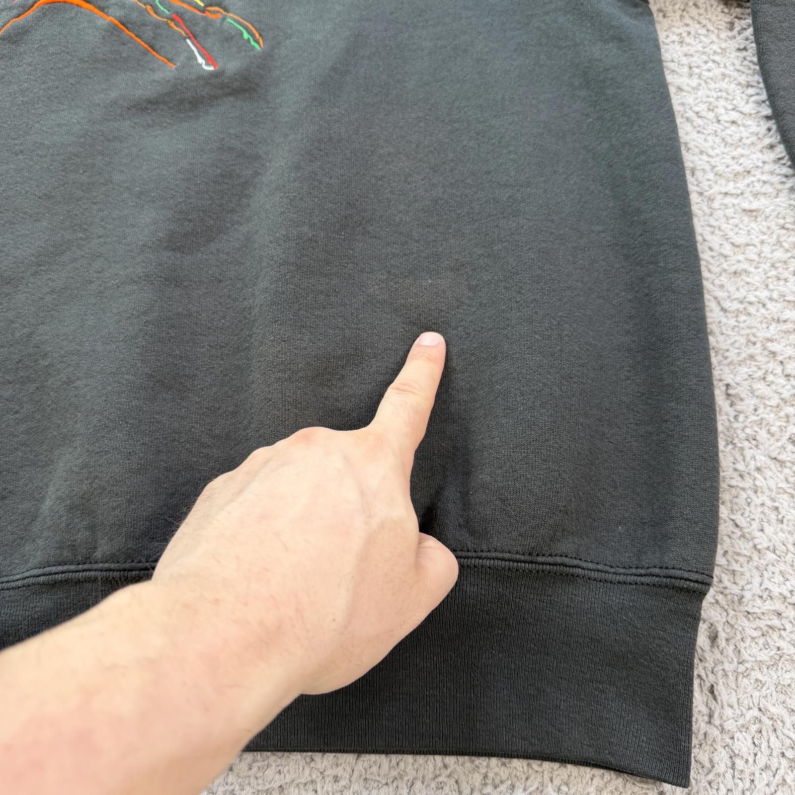 Fruit Of The Loom Vintage Deer Embroidered Sweatshirt XL Made USA 90s Hunting Size US XL / EU 56 / 4 - 8 Thumbnail