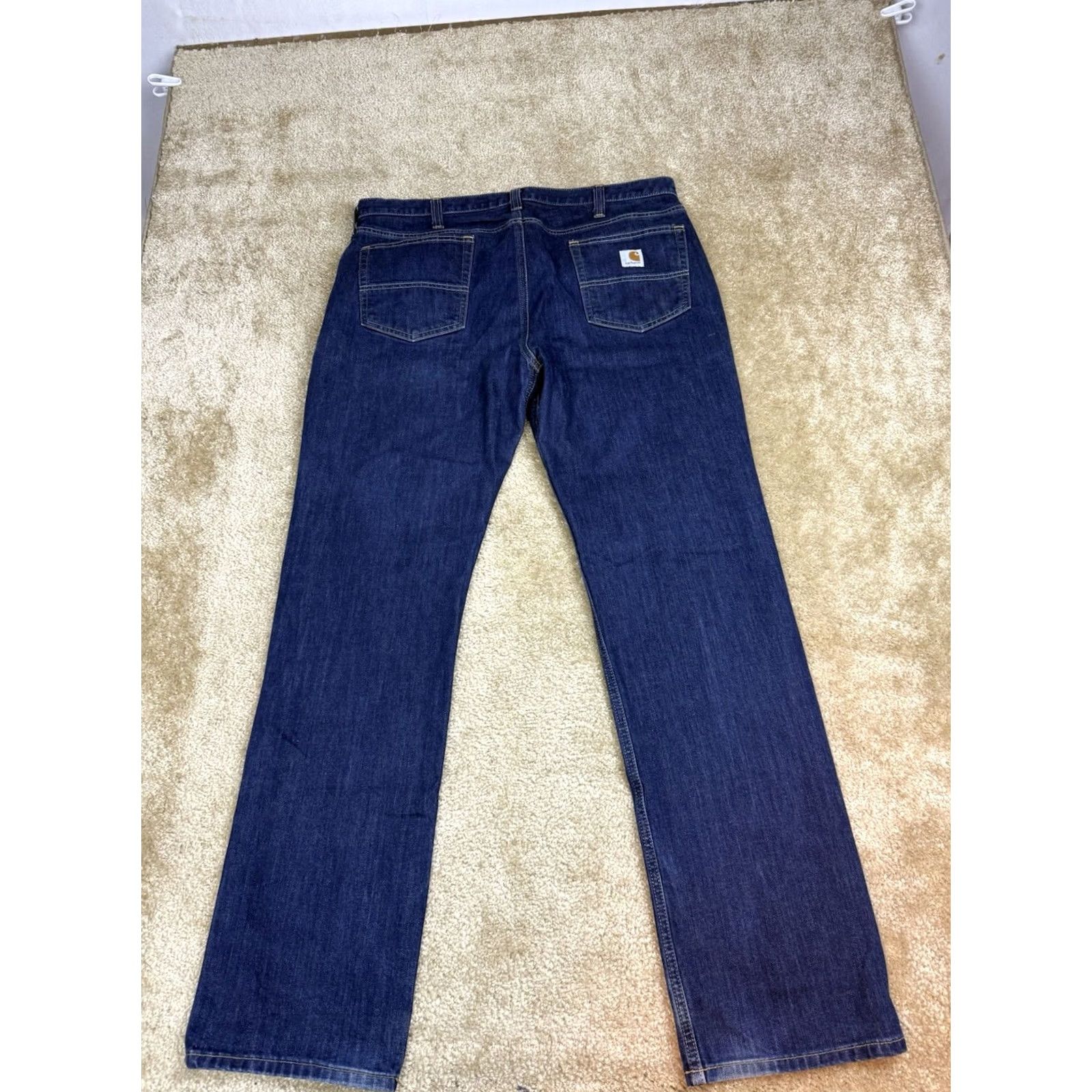 Carhartt Carhartt Jeans 38x34 Relaxed Fit Tapered Leg Workwear Force Extremes 916 Blue Mens Size US 38 / EU 54 - 5 Thumbnail