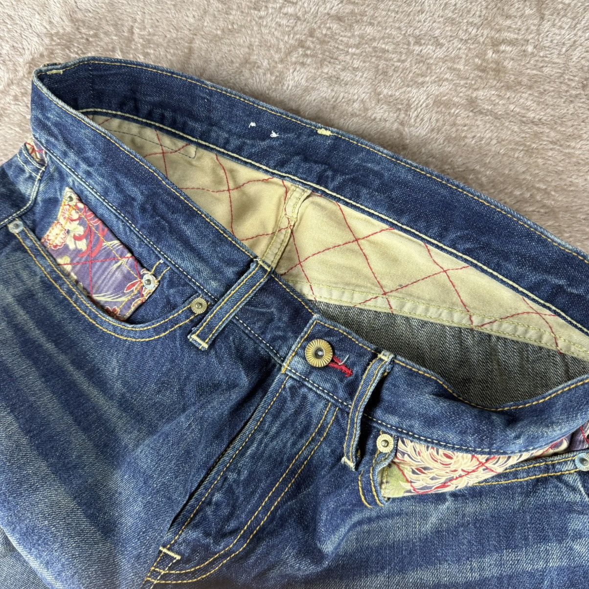 Eternal Vtg eternal jeans embroidered leg dragon art style Size US 32 / EU 48 - 7 Thumbnail