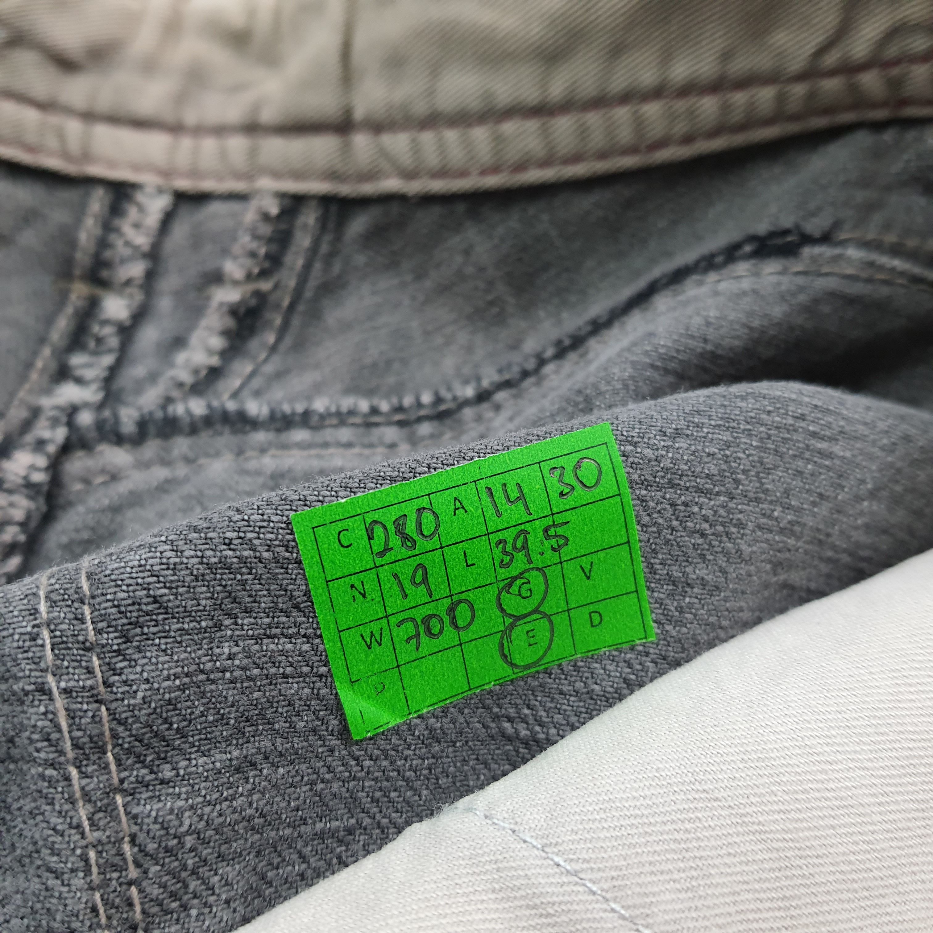 Marithe + Francois Girbaud Vintage Marithe Francois Girbuid Grey Baggy Jeans C280N19 Size US 29 - 12 Thumbnail