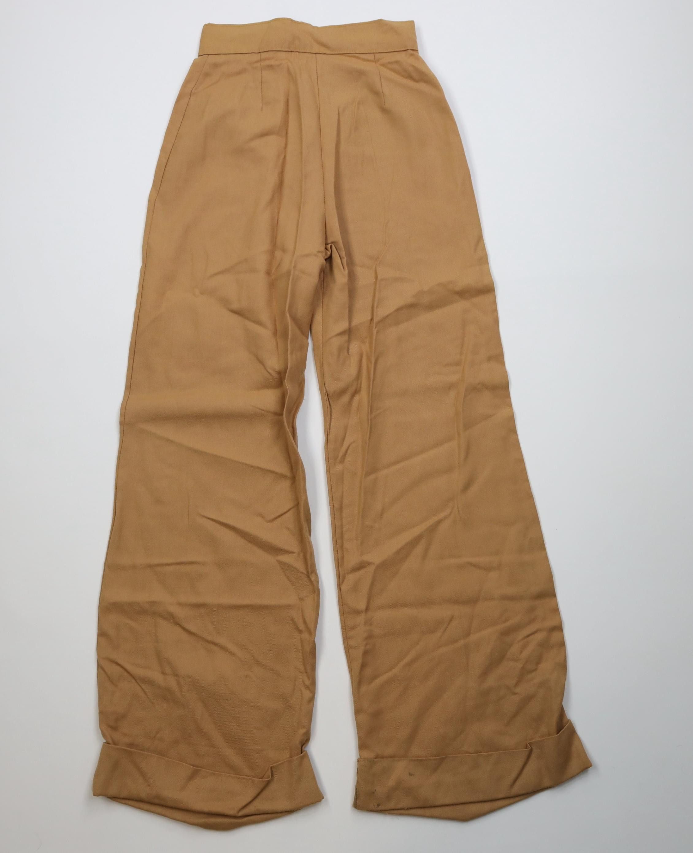 Vintage Vintage 60s 70s Streetwear Wide Leg Bell Bottoms Pants USA Size 25" / US 0 / IT 36 - 8 Thumbnail