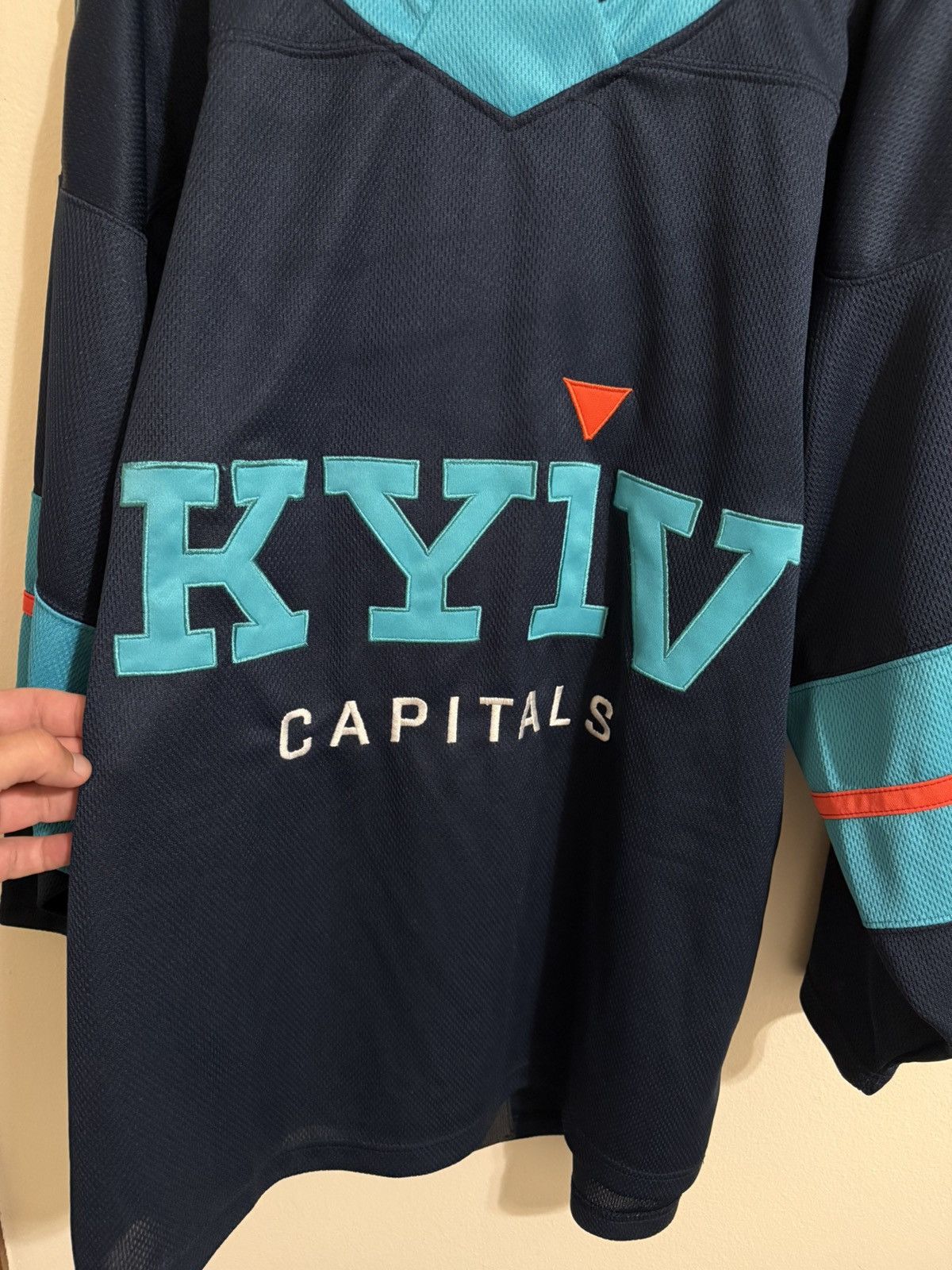 NHL Kyiv Capitals Hockey Jersey Ukraine Size US L / EU 52-54 / 3 - 3 Thumbnail