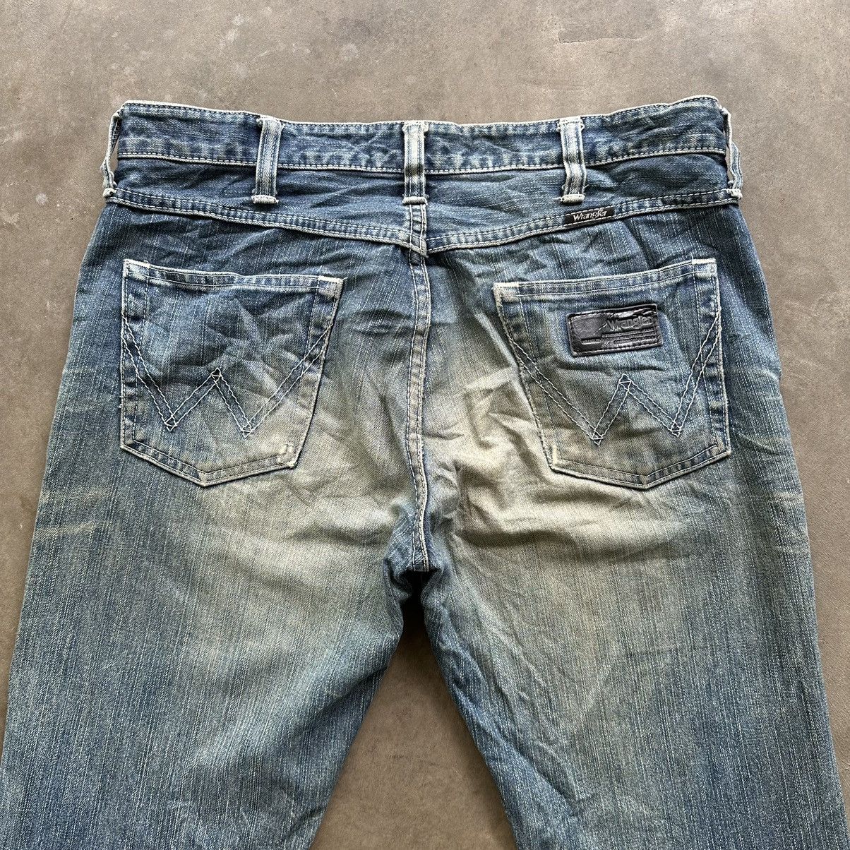 Japanese Brand W34 🔥 Vtg Wrangler Faded Distressed Sick Denim Jean Pant Size US 34 / EU 50 - 11 Thumbnail