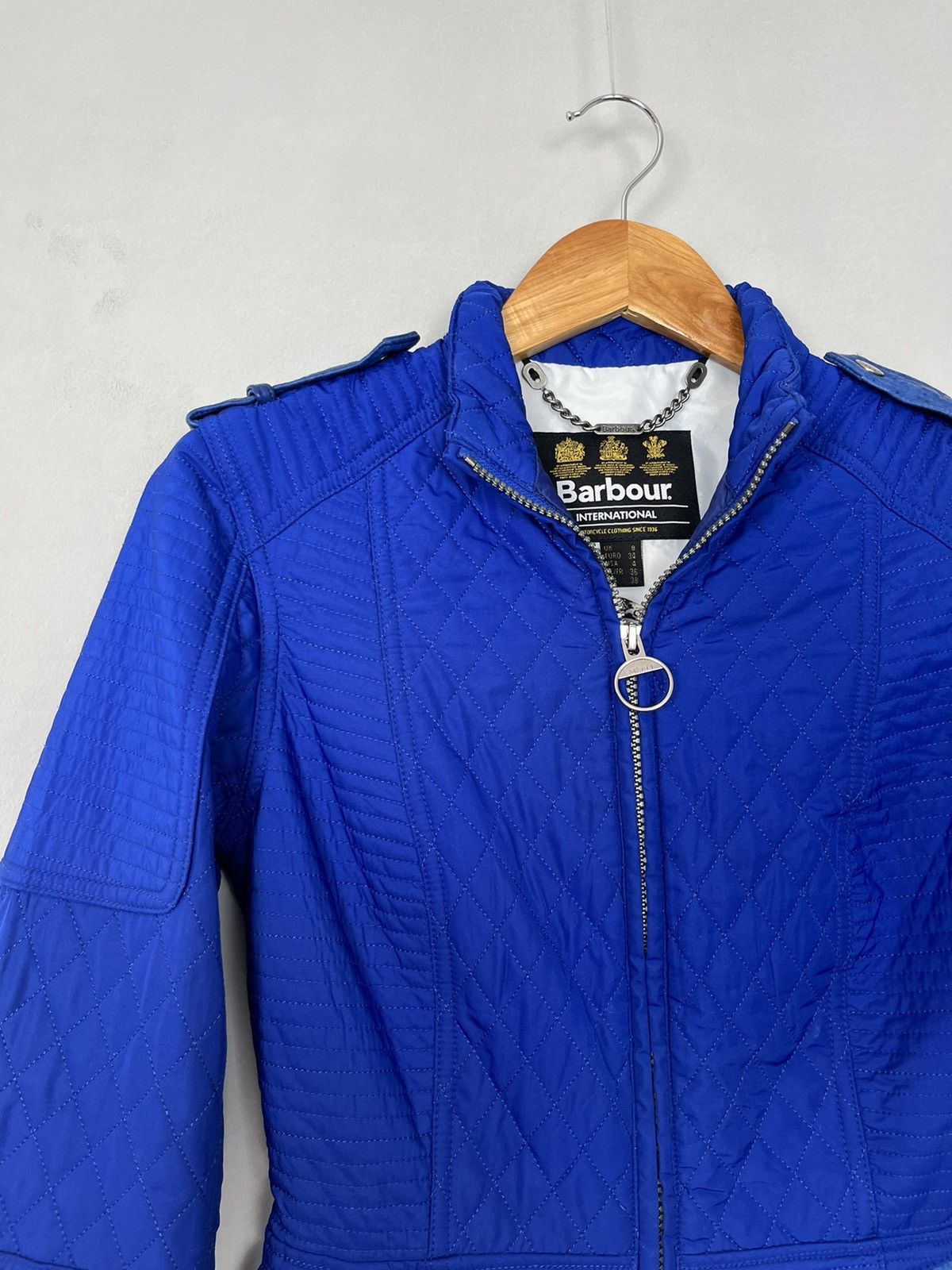 Barbour Barbour International Black Streak Nylon Quilted Jacket Size S / US 4 / IT 40 - 3 Thumbnail