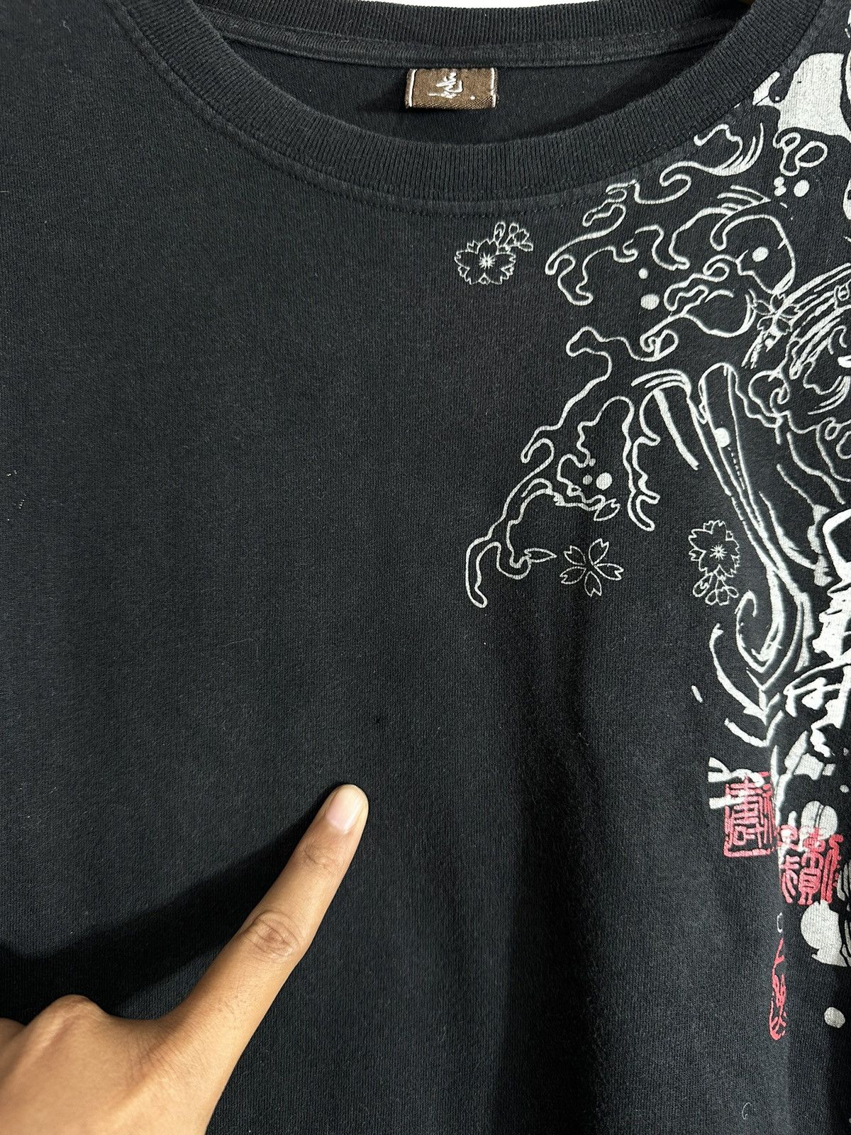 Beauty Beast SUKAJAN TRIBAL DOUBLE KOI JAPANESE LONG SLEEVE TEE Size US M / EU 48-50 / 2 - 7 Thumbnail