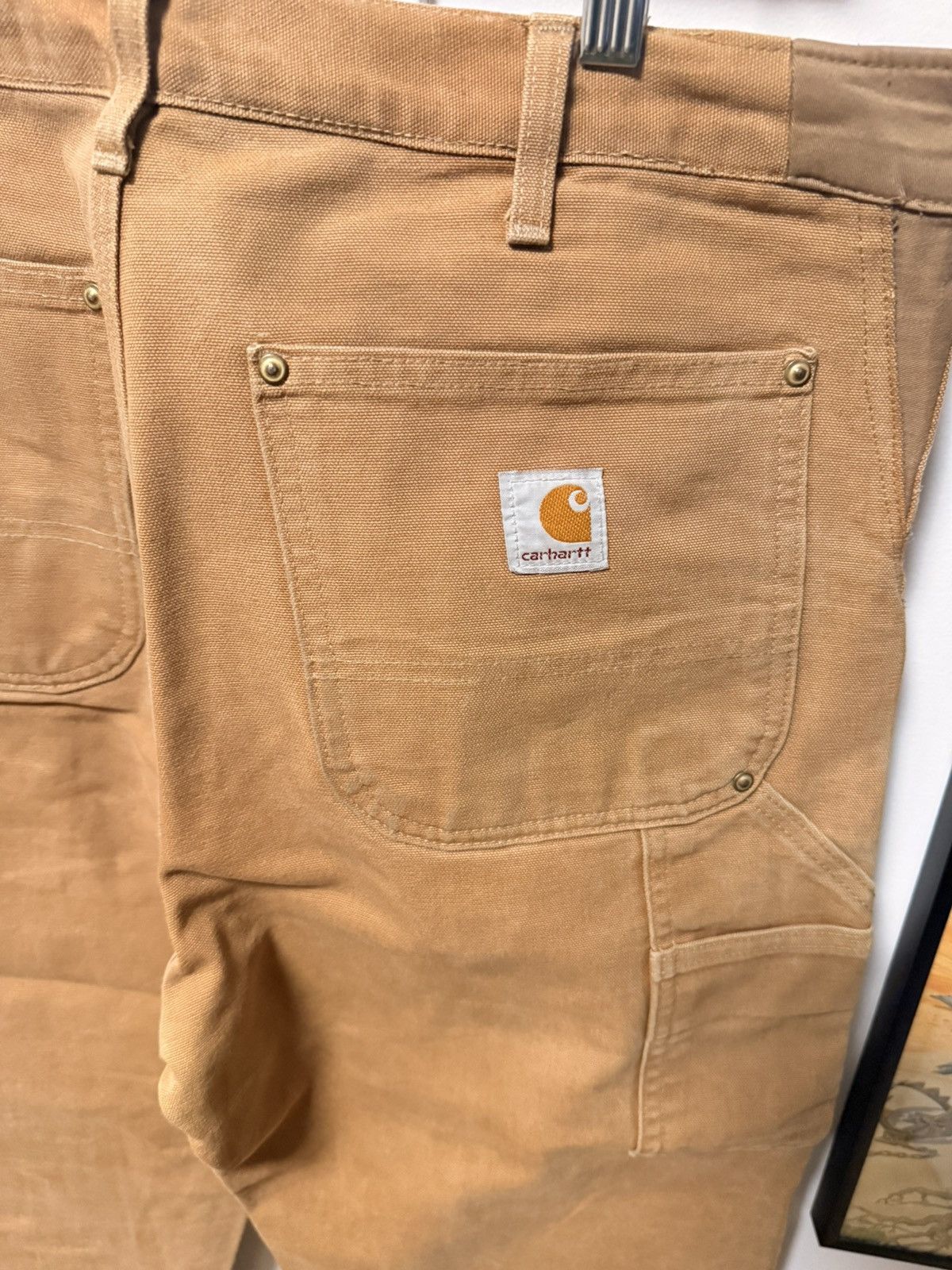 Carhartt Vintage Carhartt BO1 32x36 Double Knee Pants Brown Faded Size US 32 / EU 48 - 4 Thumbnail