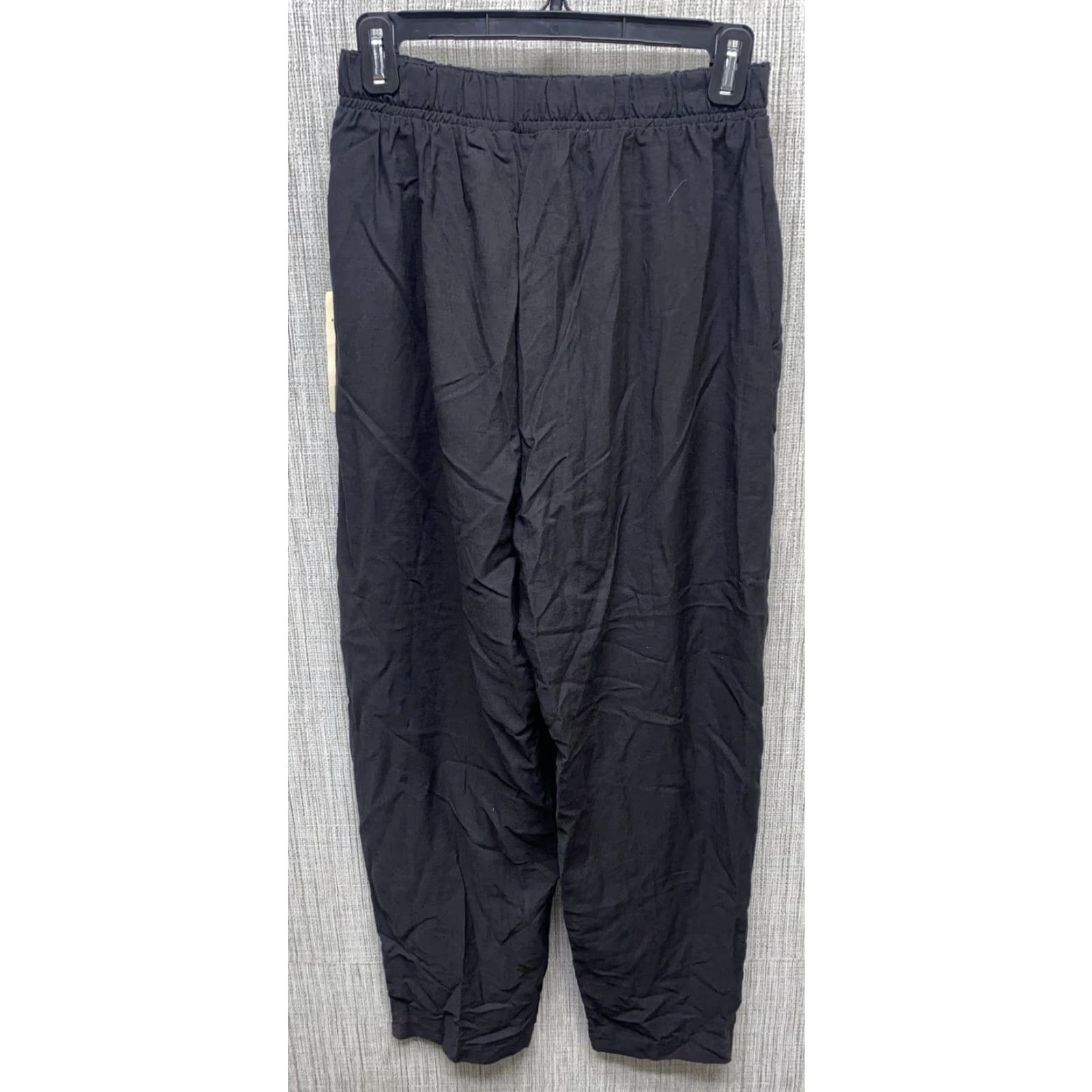 Vintage David Benjamin Womens Pants Casual Black Polyester Rayon Size 25 Inseam 28 NWT Regular Size 42" / US 20 - 4 Thumbnail