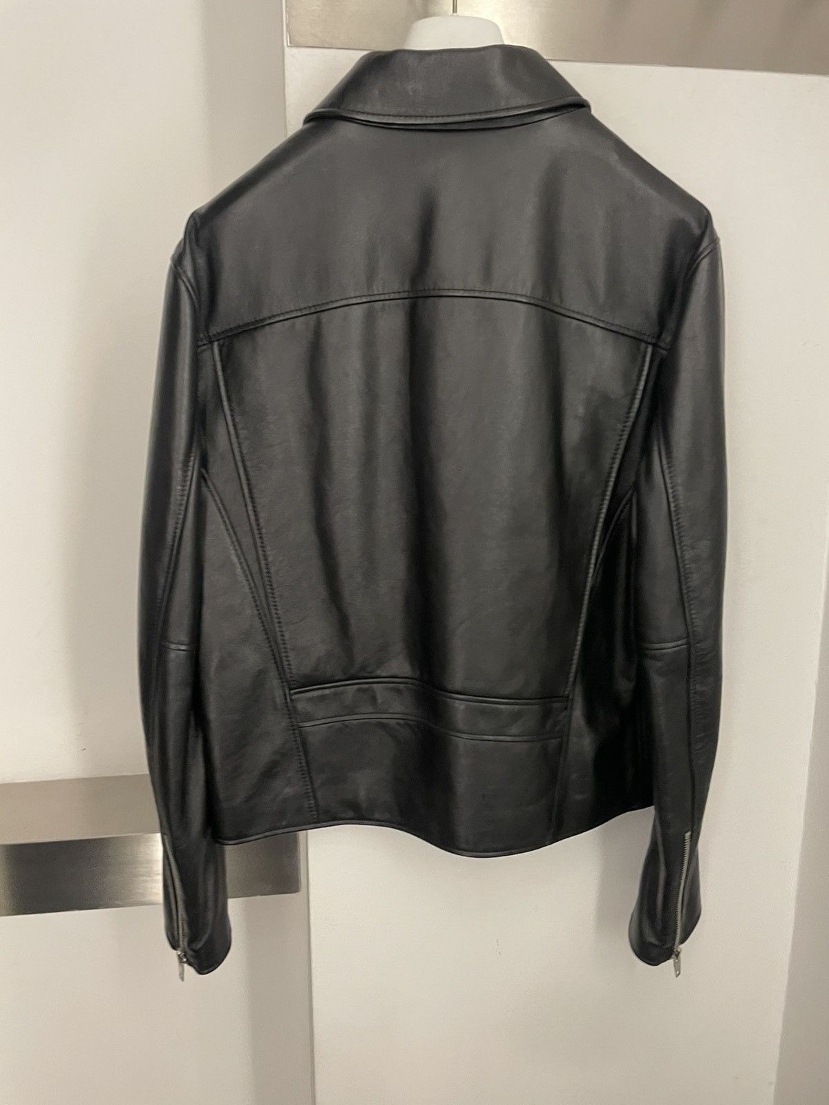 Celine straight blouson jacket in soft lambskin Size US L / EU 52-54 / 3 - 3 Thumbnail