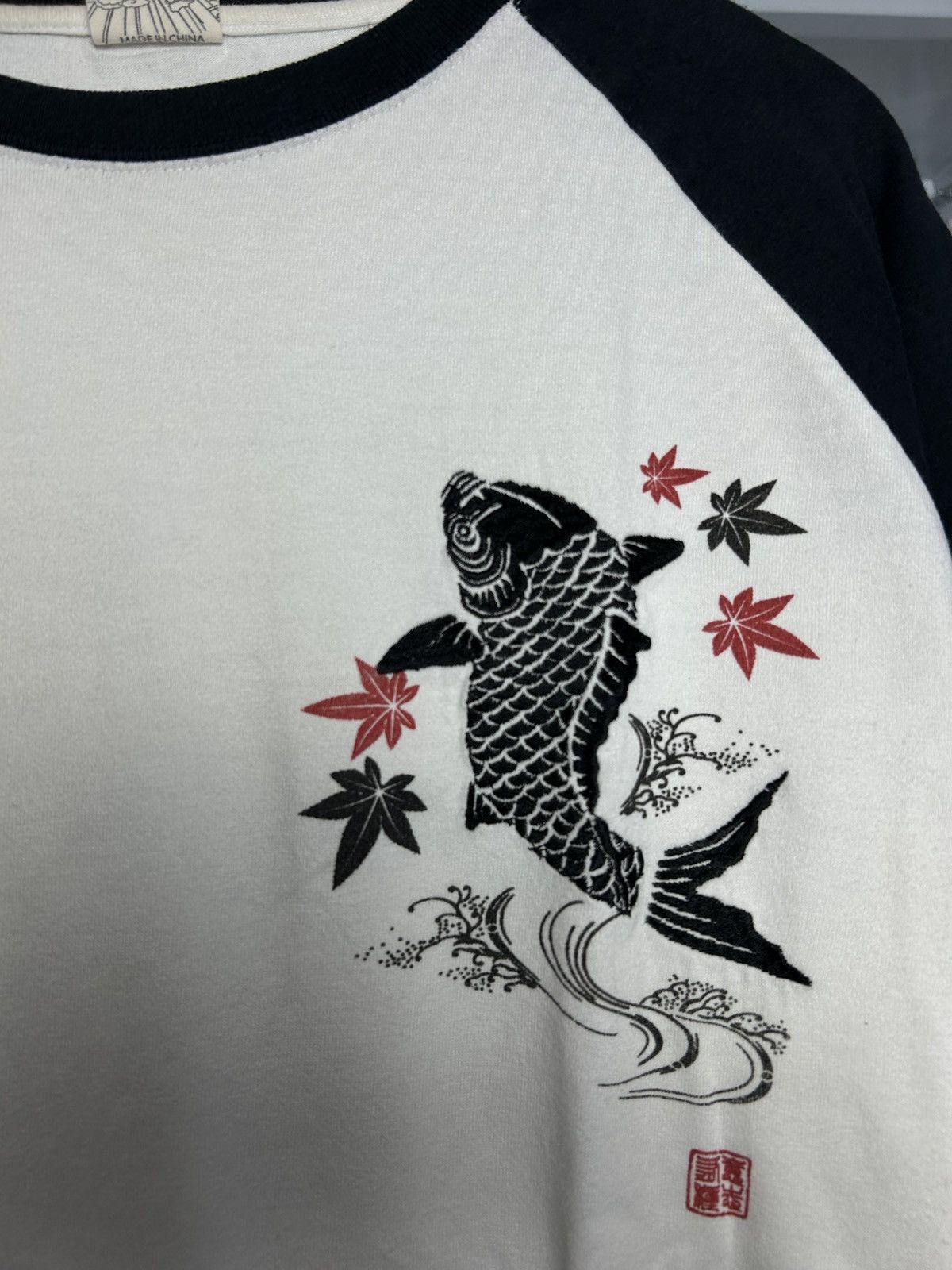 Japanese Brand Vintage Ganerate Sukajan Koi Fish Japanese Size US L / EU 52-54 / 3 - 6 Thumbnail