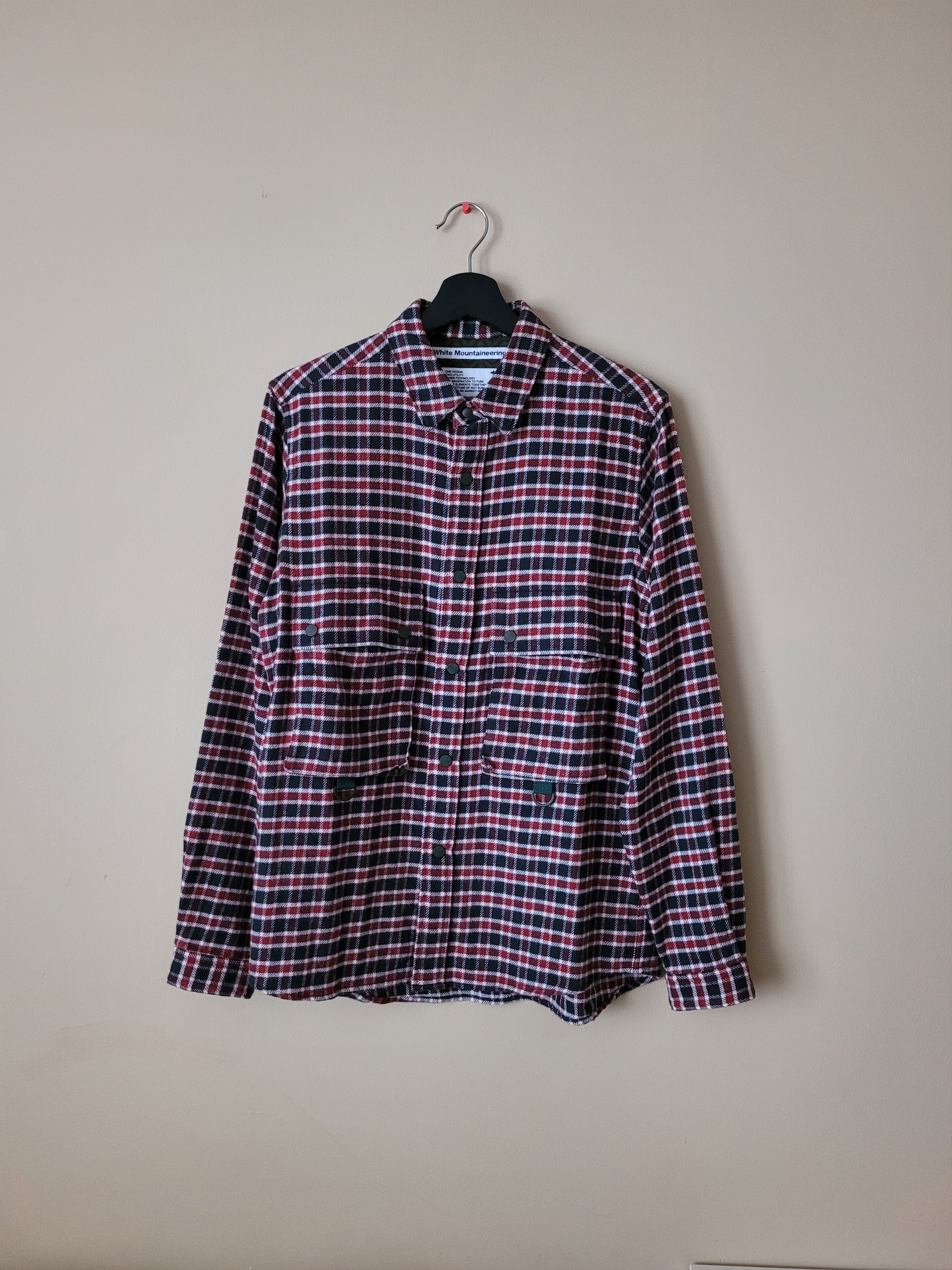 White Mountaineering Flannel Shirt Size US S / EU 44-46 / 1 - 1 Thumbnail