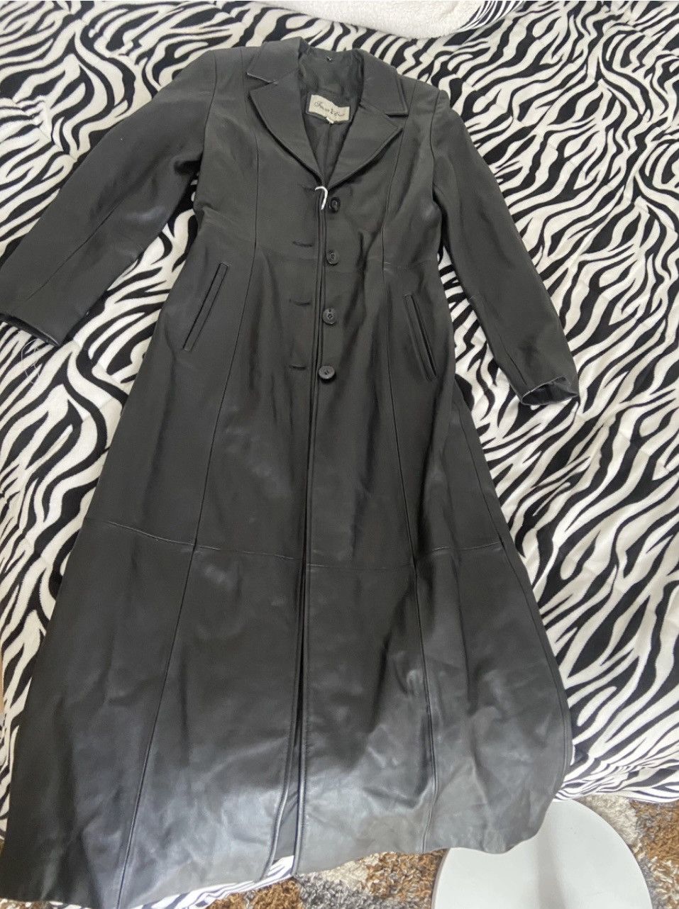 Other Long leather coat for women Size S / US 4 / IT 40 - 4 Thumbnail