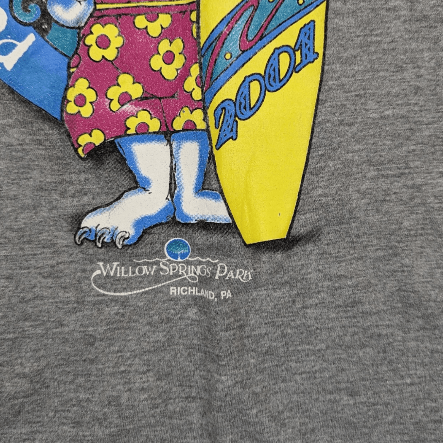 Jerzees Vintage 2001 POLAR BEAR PLUNGE Surf Long Sleeve T-Shirt Size US M / EU 48-50 / 2 - 7 Thumbnail