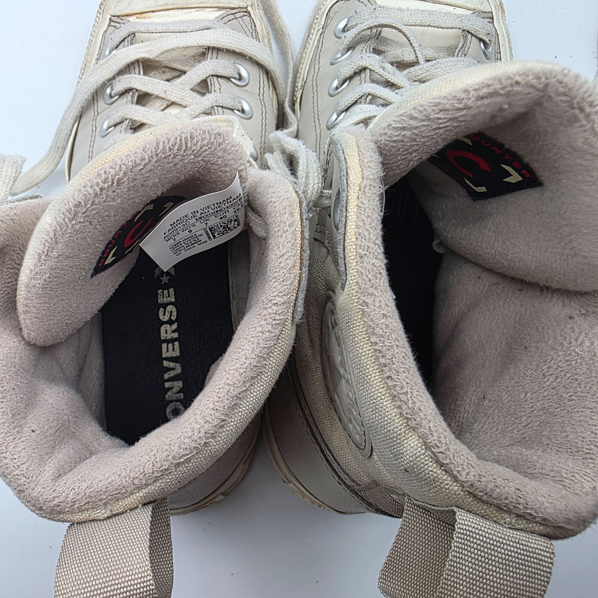Converse Chuck Taylor All Star Berkshire Boot Womens Size 9 White Win Size US 9 / IT 39 - 5 Thumbnail