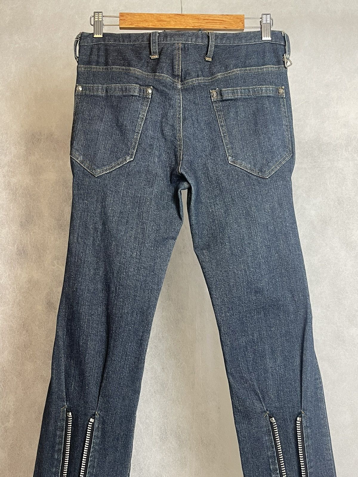 Japanese Brand 2015 Milkboy multi zip denim pants Size US 31 - 8 Thumbnail