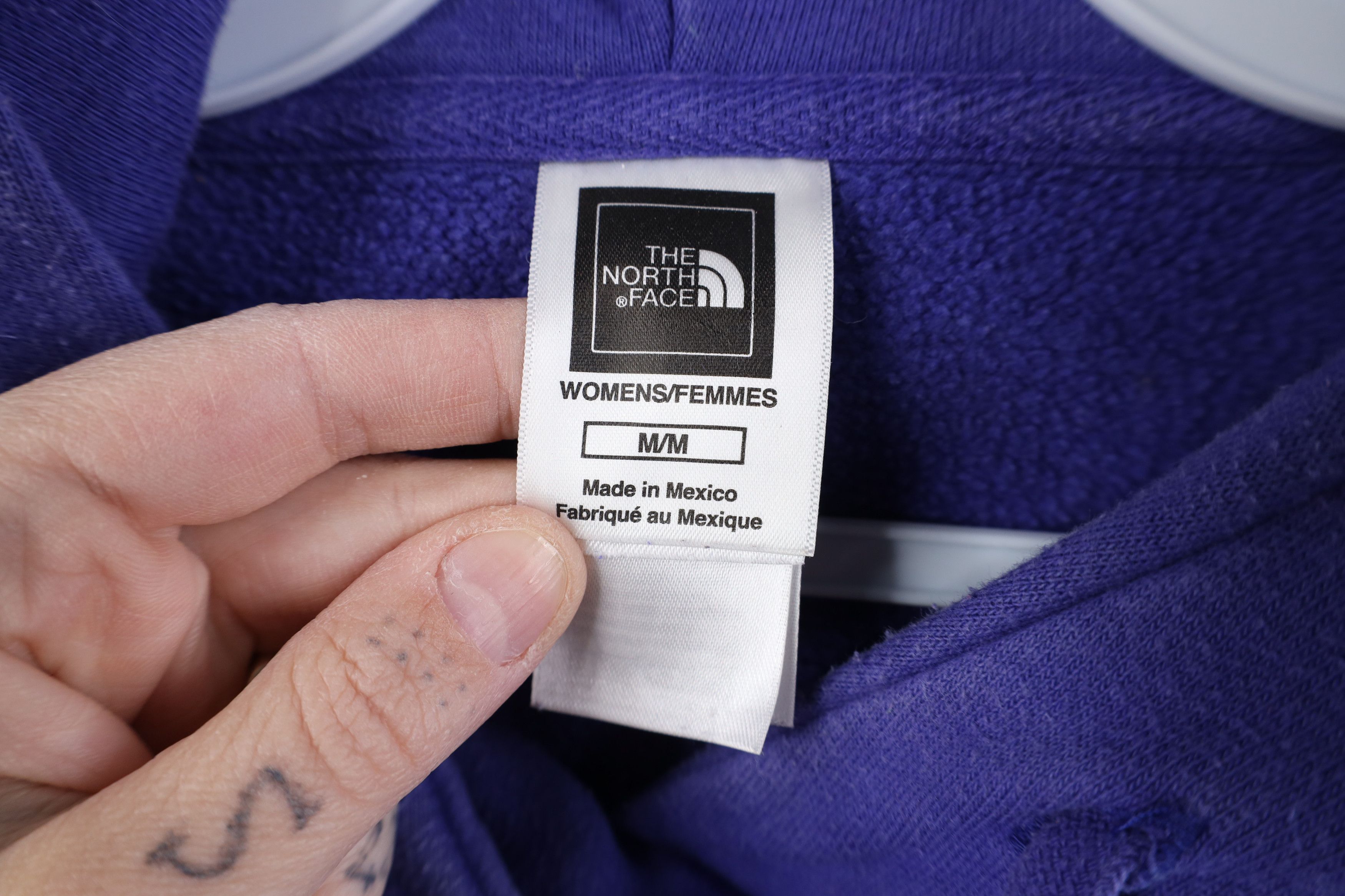 The North Face Vintage The North Face Spell Out Big Logo Hoodie Purple Size US M / EU 48-50 / 2 - 8 Thumbnail