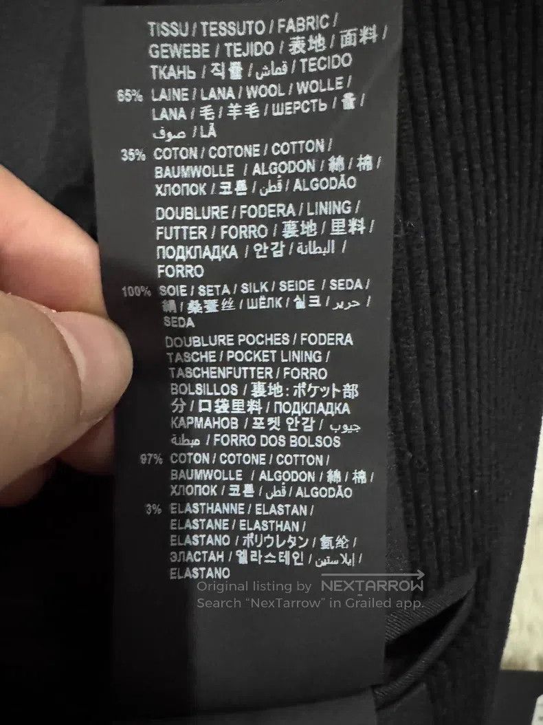 Saint Laurent Paris Saint Laurent Paris Black Corduroy Men's Suit Size US M / EU 48-50 / 2 - 6 Thumbnail