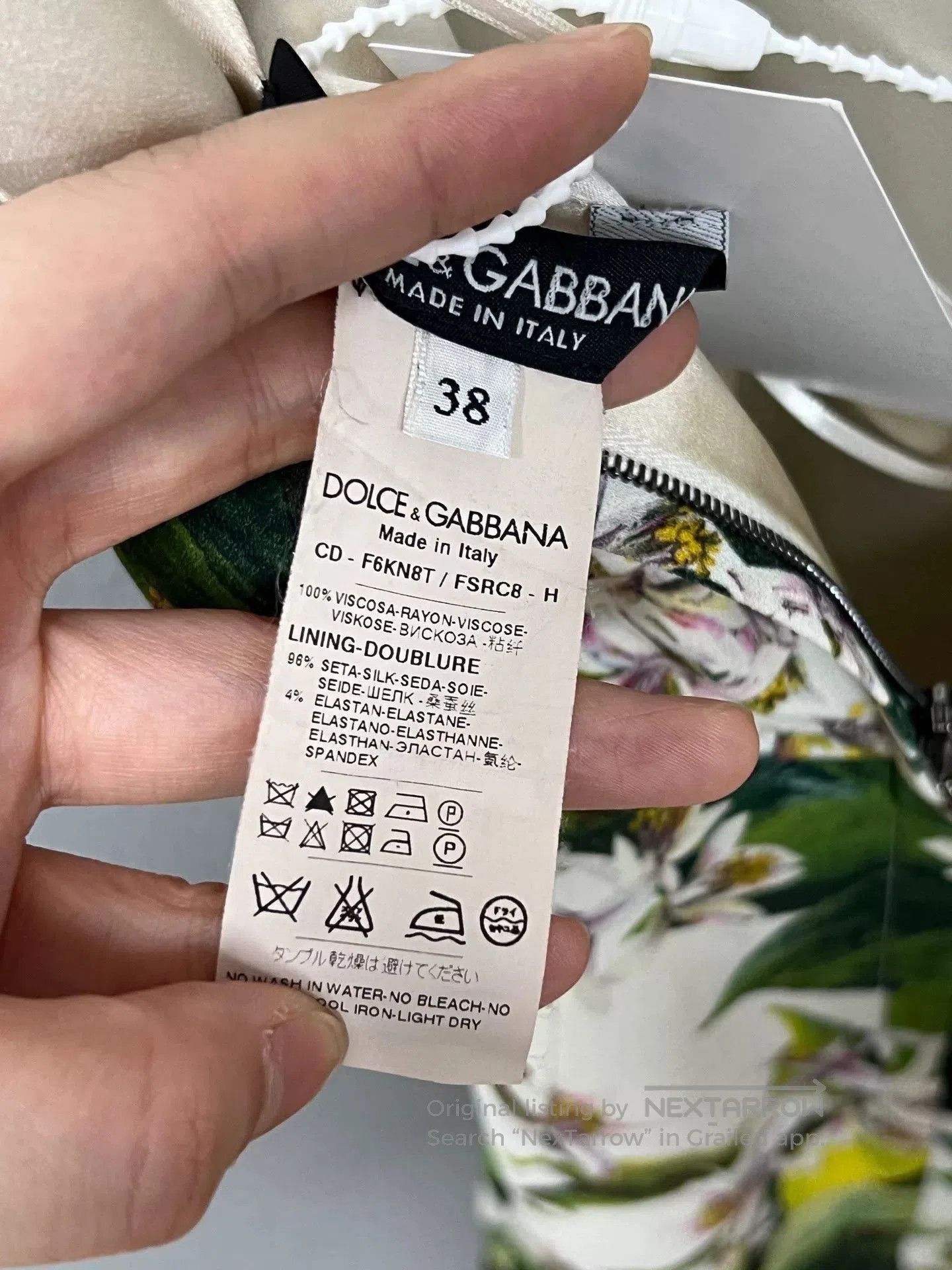 Dolce & Gabbana green silk dress by D&G. Size S / US 4 / IT 40 - 4 Thumbnail