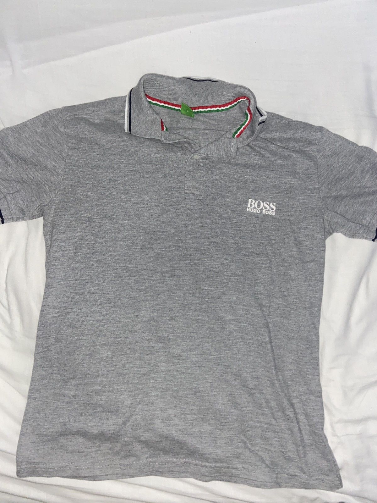 Hugo Boss GREY HUGO BOSS POLO SHIRT Size US XL / EU 56 / 4 - 1 Thumbnail