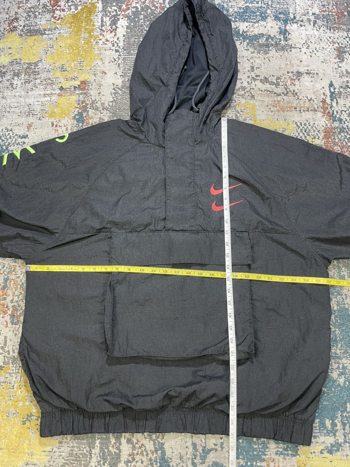 Nike Nike Double Swoosh Half Zip Pullover Anorak Size US XL / EU 56 / 4 - 9 Thumbnail