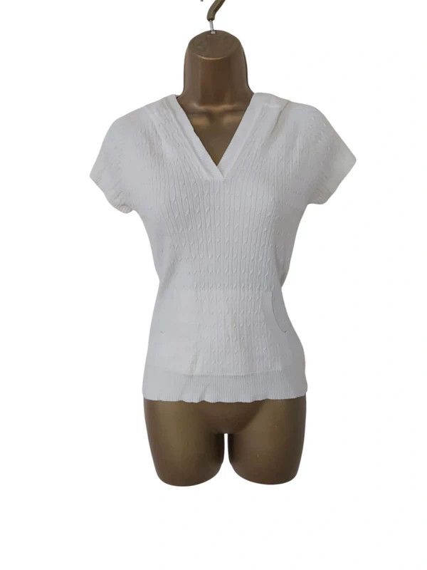 NEXT Vintage short sleeved hoodie Size L / US 10 / IT 46 - 1 Thumbnail