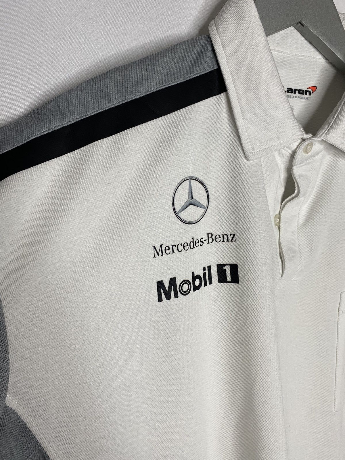 Mercedes-Benz 🔥Vintage Mercedes Benz McLaren Racing Polo Shirt F1 🔥 Size US XXL / EU 58 / 5 - 5 Thumbnail