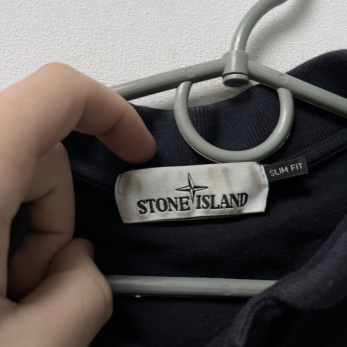 Stone Island Stone Island Polo Tee T Shirt Program Patch Blue Size US S / EU 44-46 / 1 - 8 Thumbnail