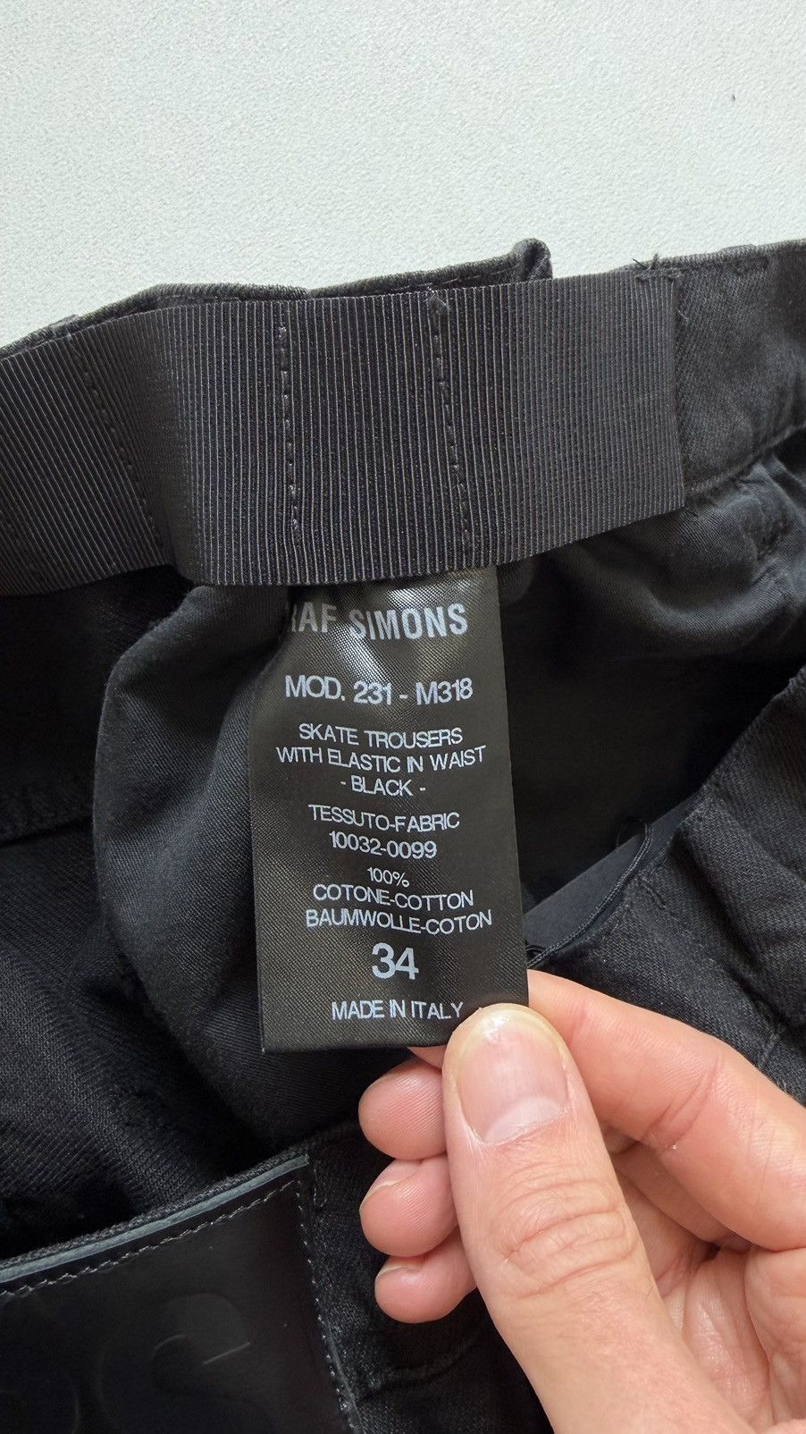 Raf Simons S/S 23 Black Denim ‘Skate Trousers’ Size US 34 / EU 50 - 8 Thumbnail