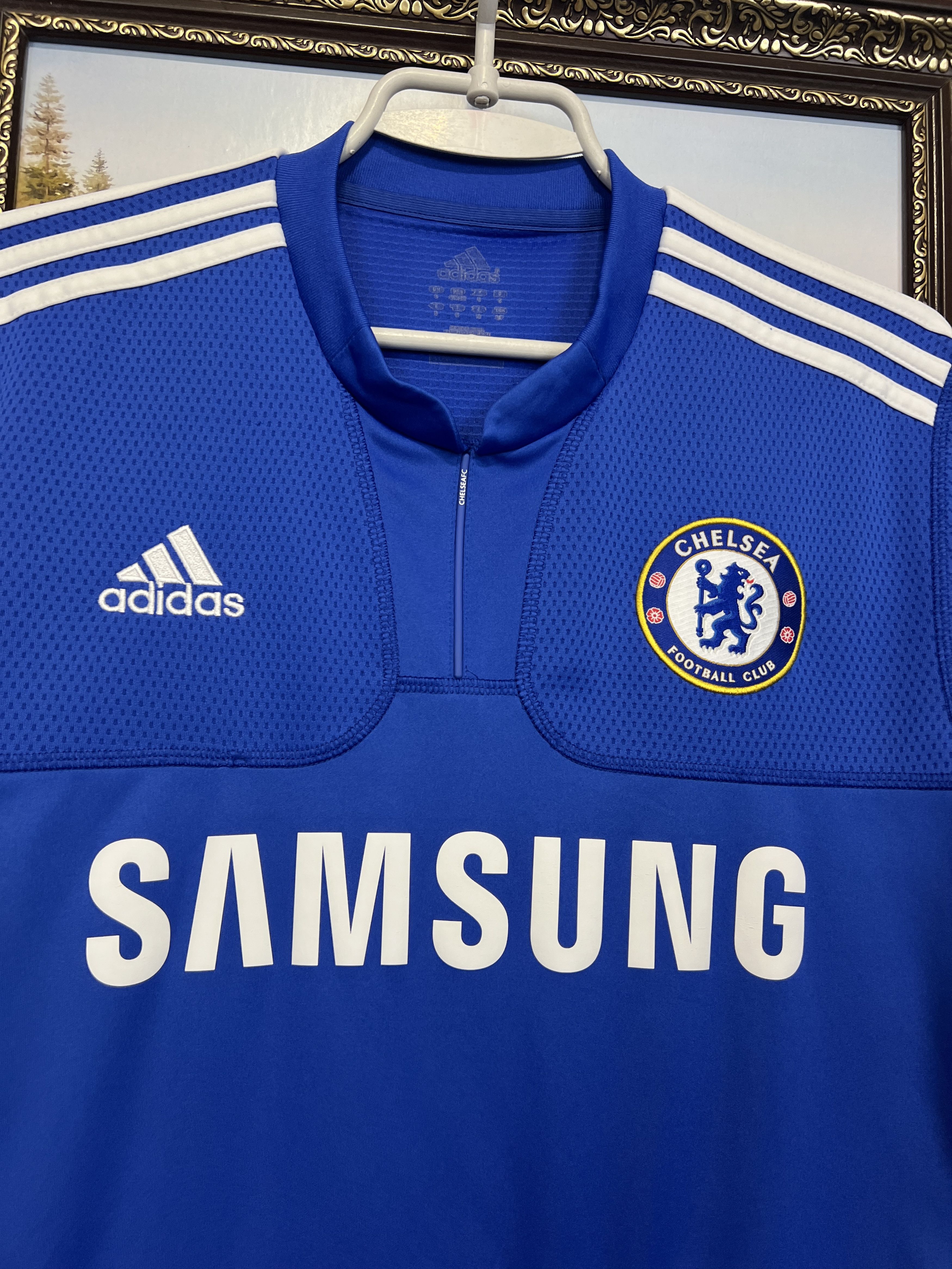 Adidas Chelsea Home football shirt 2009 Soccer Adidas Jersey Trikot Size US S / EU 44-46 / 1 - 3 Thumbnail
