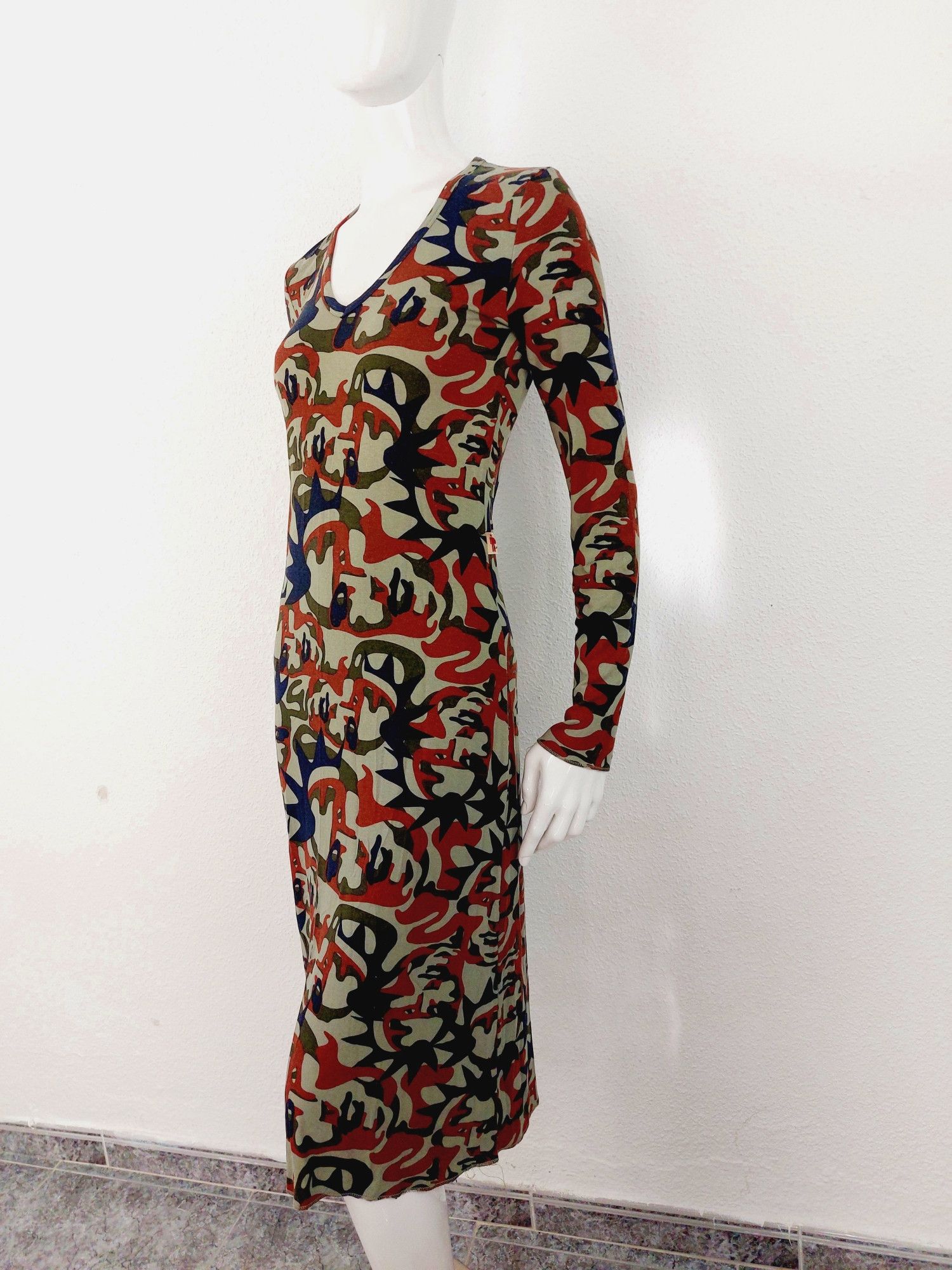 Jean Paul Gaultier Jean Paul Gaultier Pink Face Anarchy Fight Racism Dress Size M / US 6-8 / IT 42-44 - 8 Thumbnail