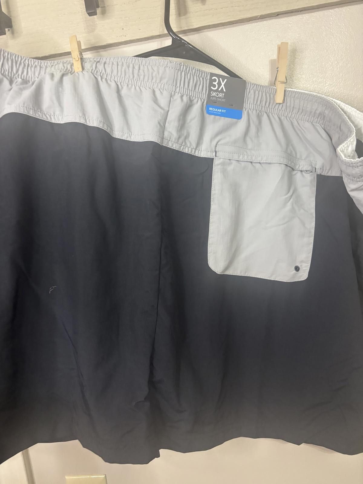 Columbia Columbia 3X Swim Skort - Black & Gray, New with Tags Size ONE SIZE - 3 Thumbnail