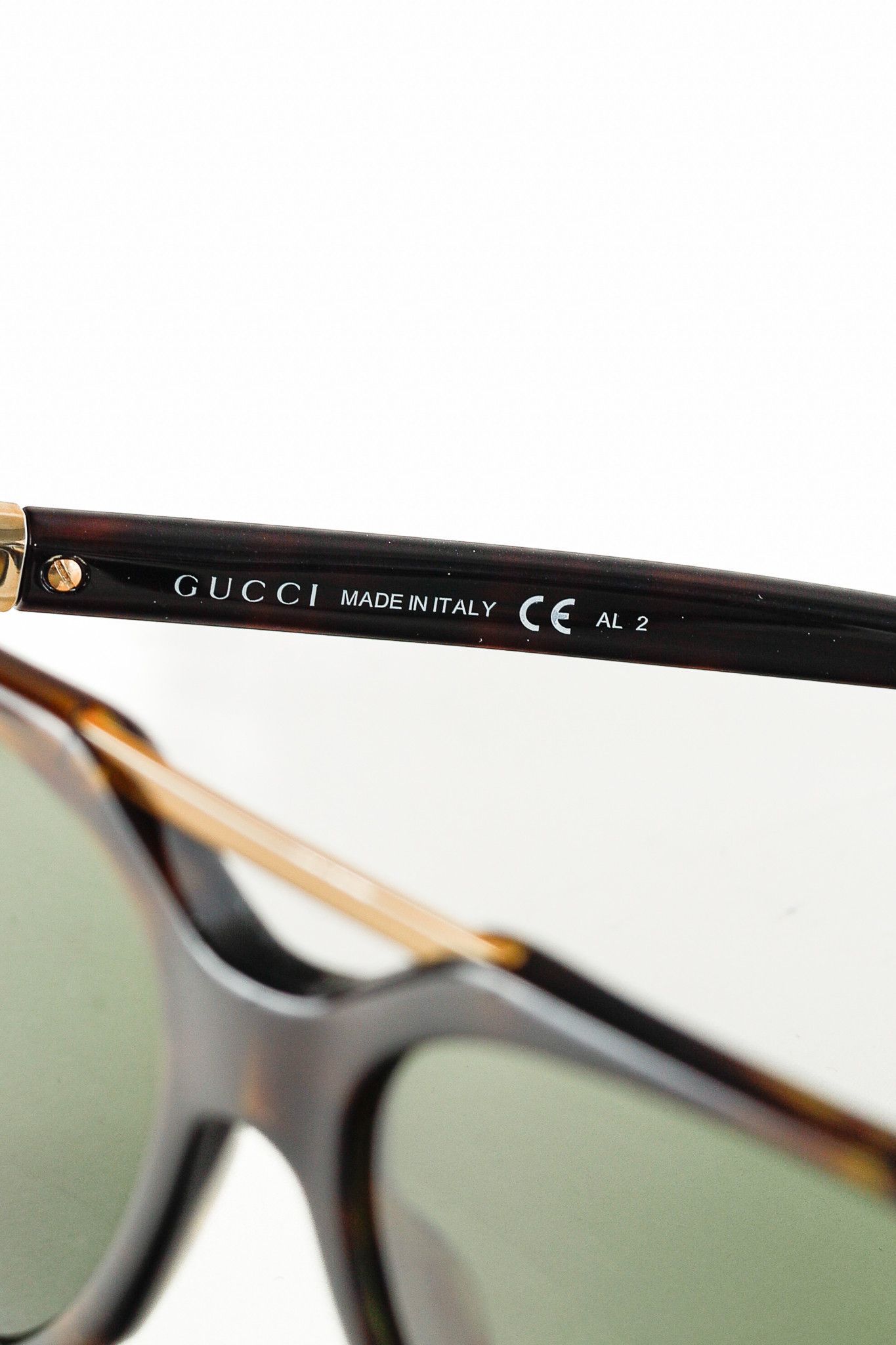 Gucci Gucci 3718/S Tortoiseshell Bronze-Arm Sunglasses Size ONE SIZE - 7 Thumbnail
