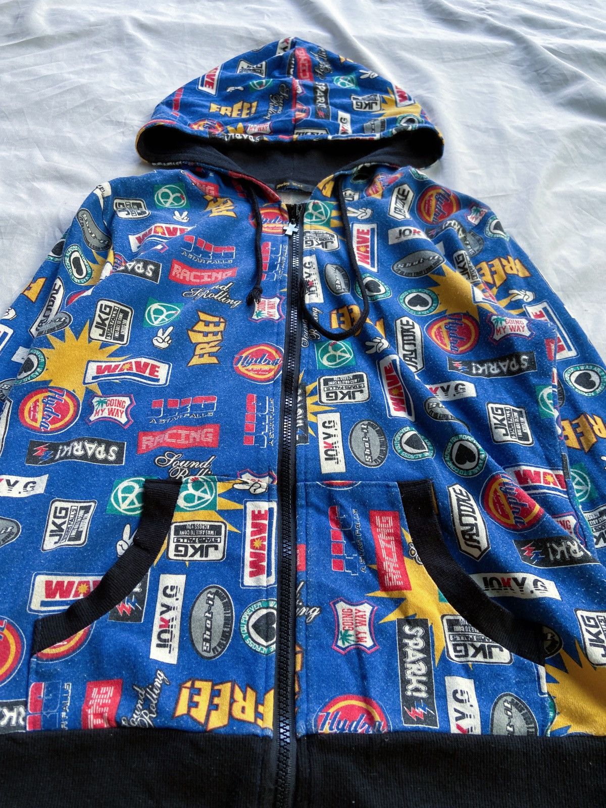 20471120 JAPANESE POP ART ZIP HOODIE hysteric glamour junyawatanabe Size US S / EU 44-46 / 1 - 3 Thumbnail