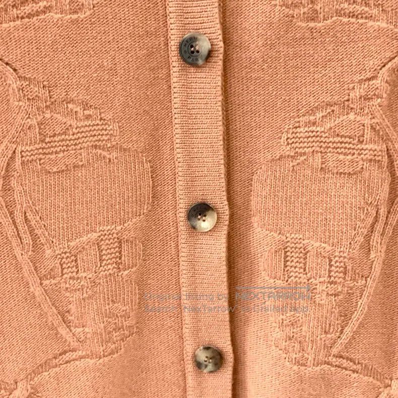 Hermes Hermes Red Knitted Sweater for Women Size S / US 4 / IT 40 - 3 Thumbnail