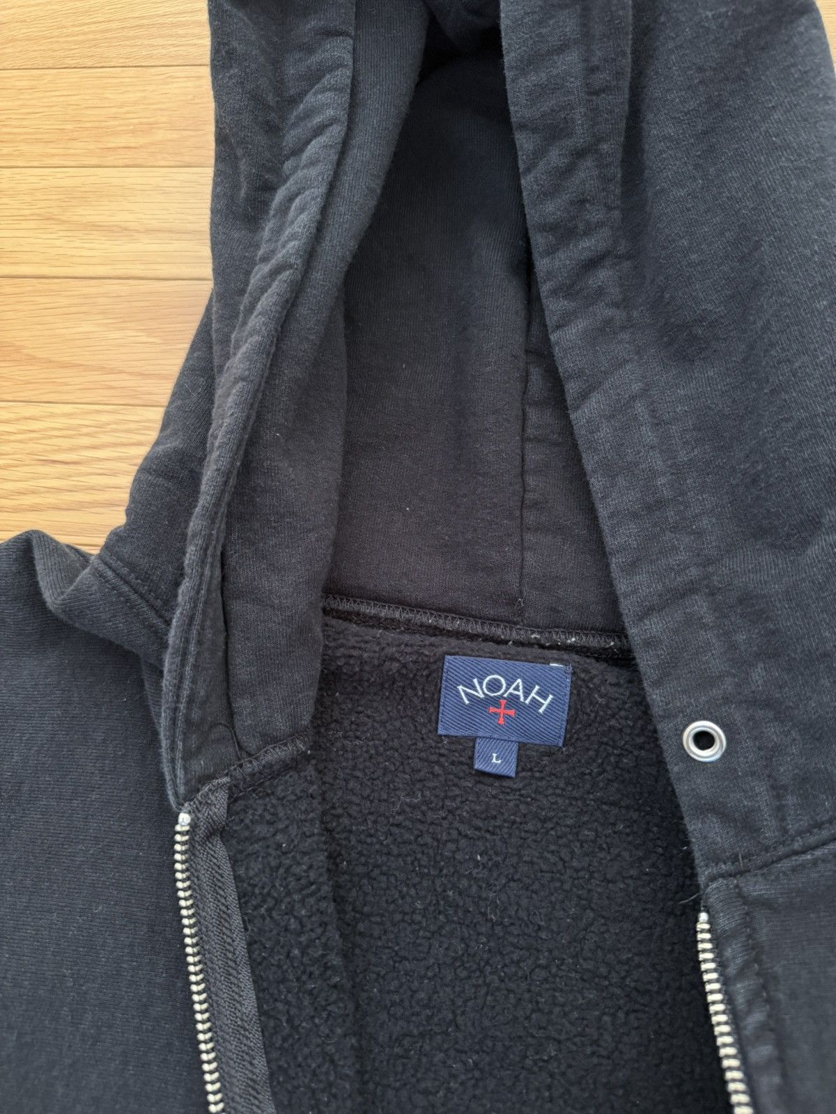 Noah Noah logo zip hoodie black Size US L / EU 52-54 / 3 - 3 Thumbnail