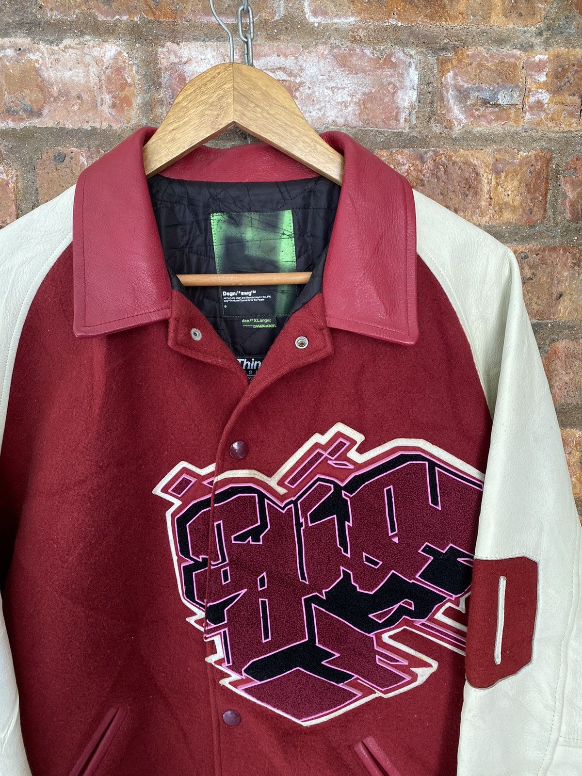Swagger AW2001 Swagger iconic Cav Empt Design Leather varsity Size US XL / EU 56 / 4 - 5 Thumbnail