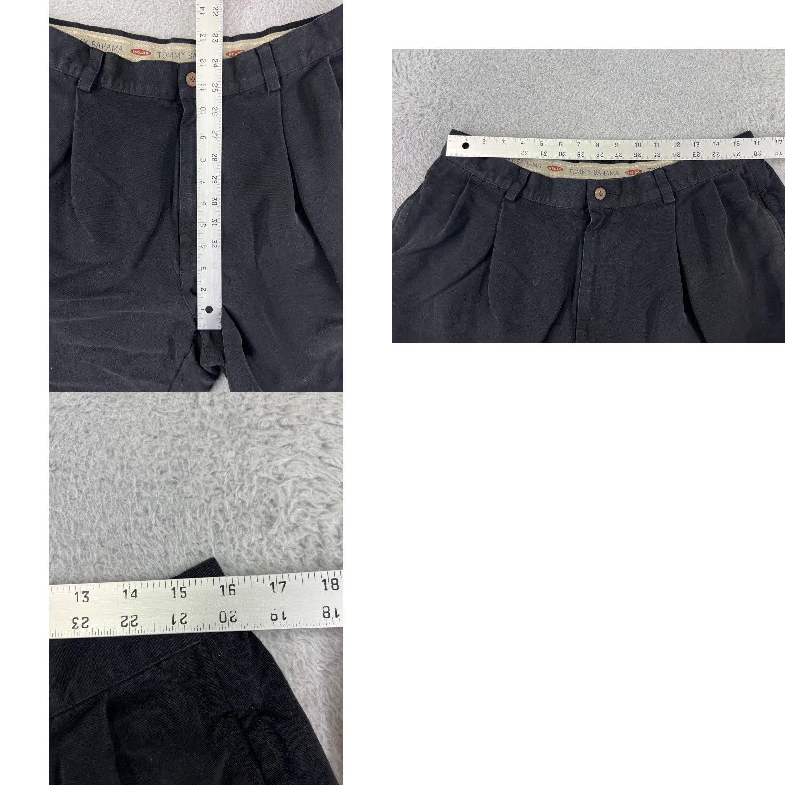 Tommy Bahama Tommy Bahama Shorts Mens 36 Black Silk Pleated Front Relaxed Fit Bermuda Beach Golf Size US 36 / EU 52 - 9 Thumbnail
